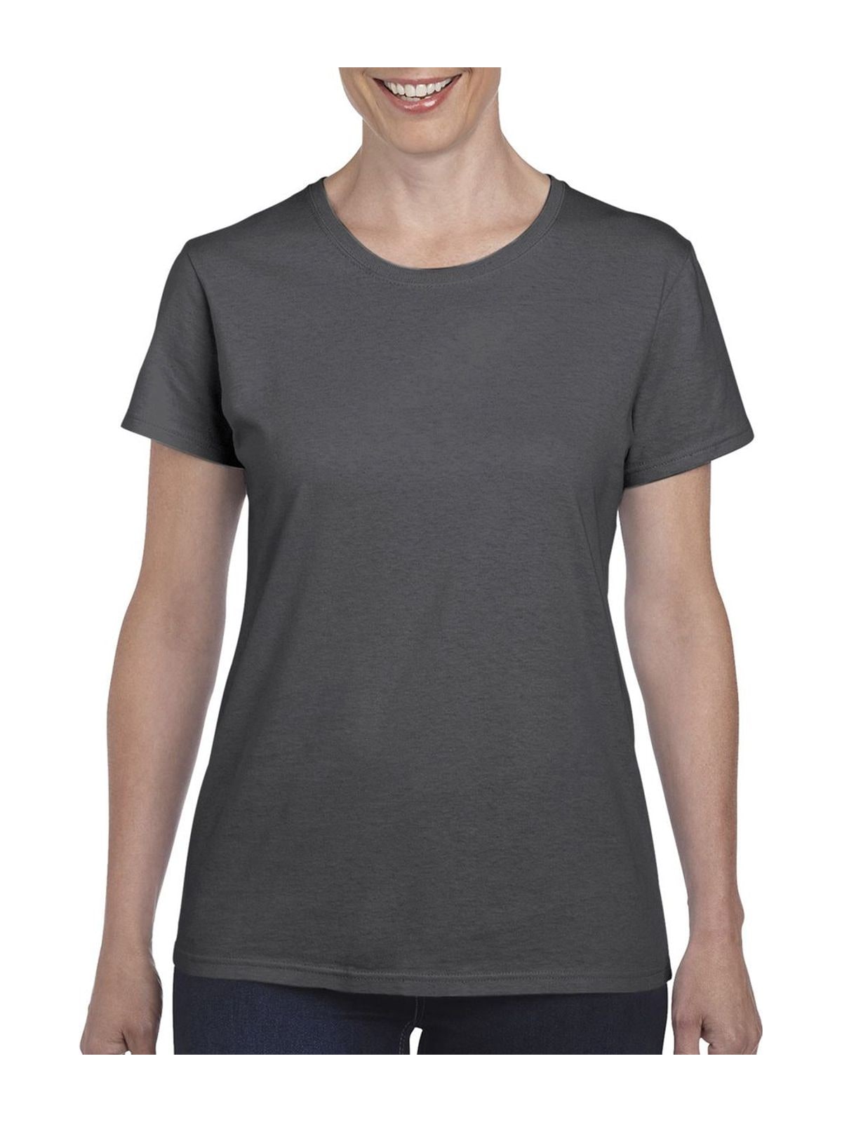 Γυναικείο T-Shirt Heavy Cotton 5000L Gildan Dark Heather