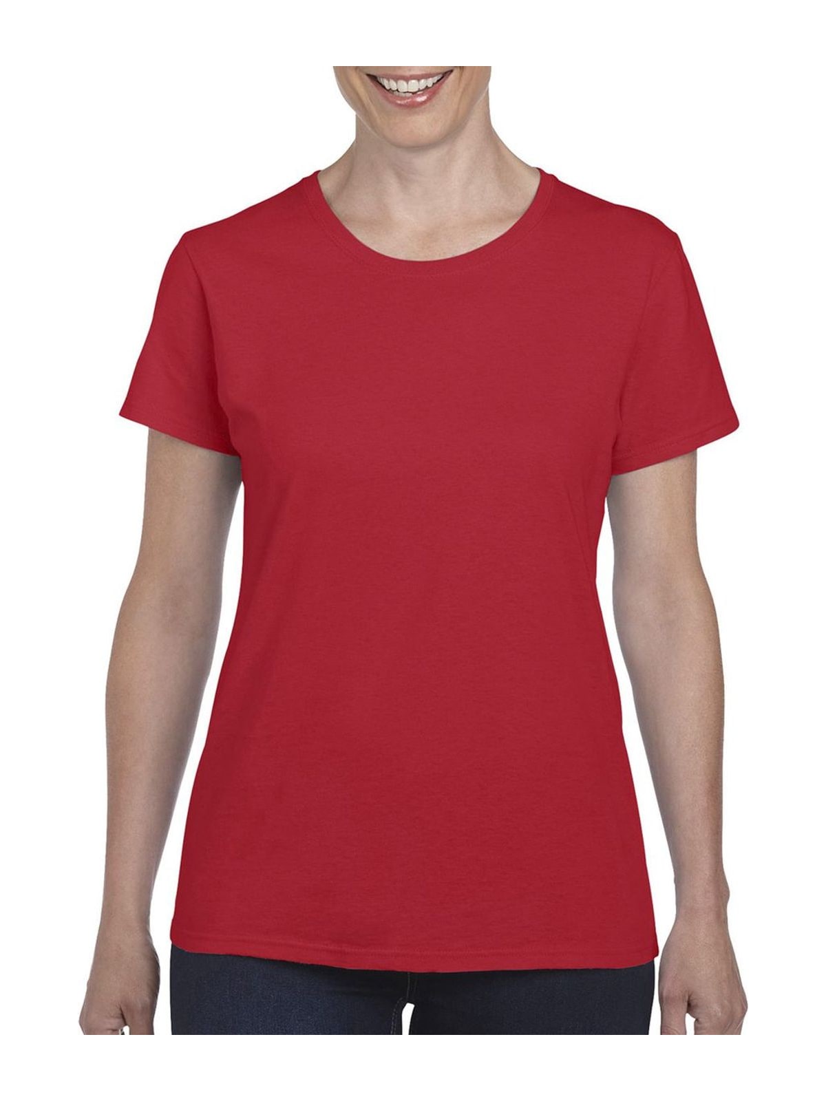 Γυναικείο T-Shirt Heavy Cotton 5000L Gildan Red