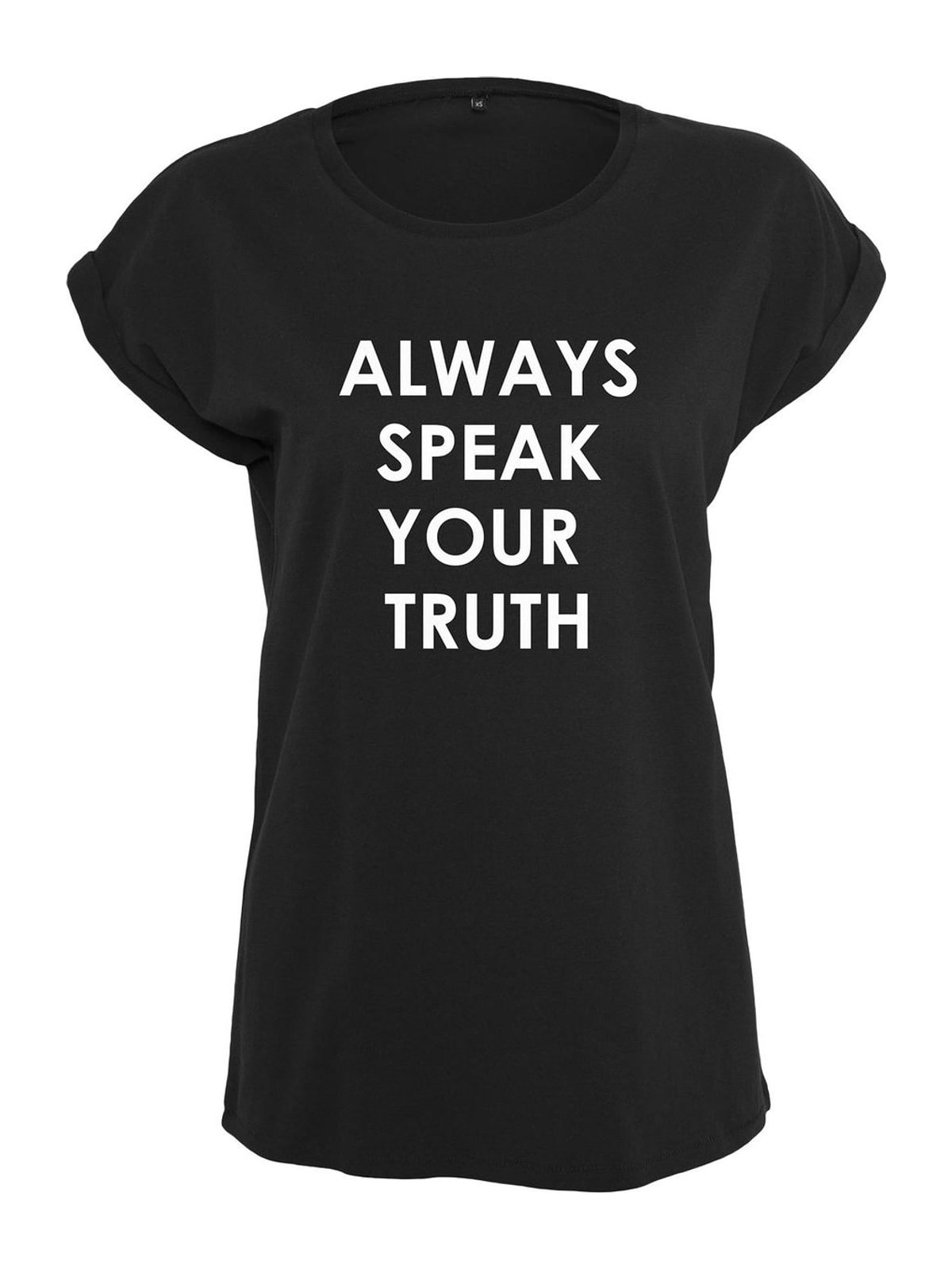 Γυναικείο T-Shirt Speak Truth Mister MT964 Black