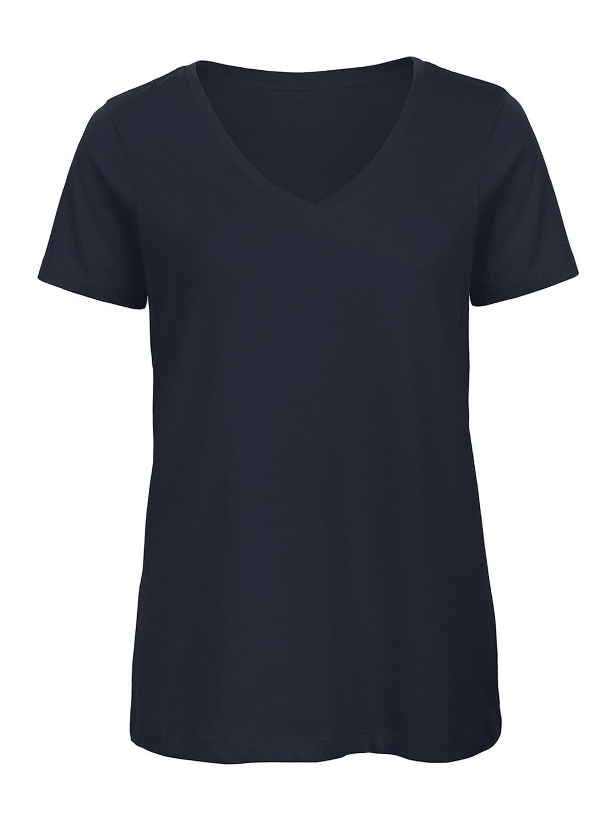Γυναικείο T-Shirt TW045 B&C Organics Organic V-Neck Navy
