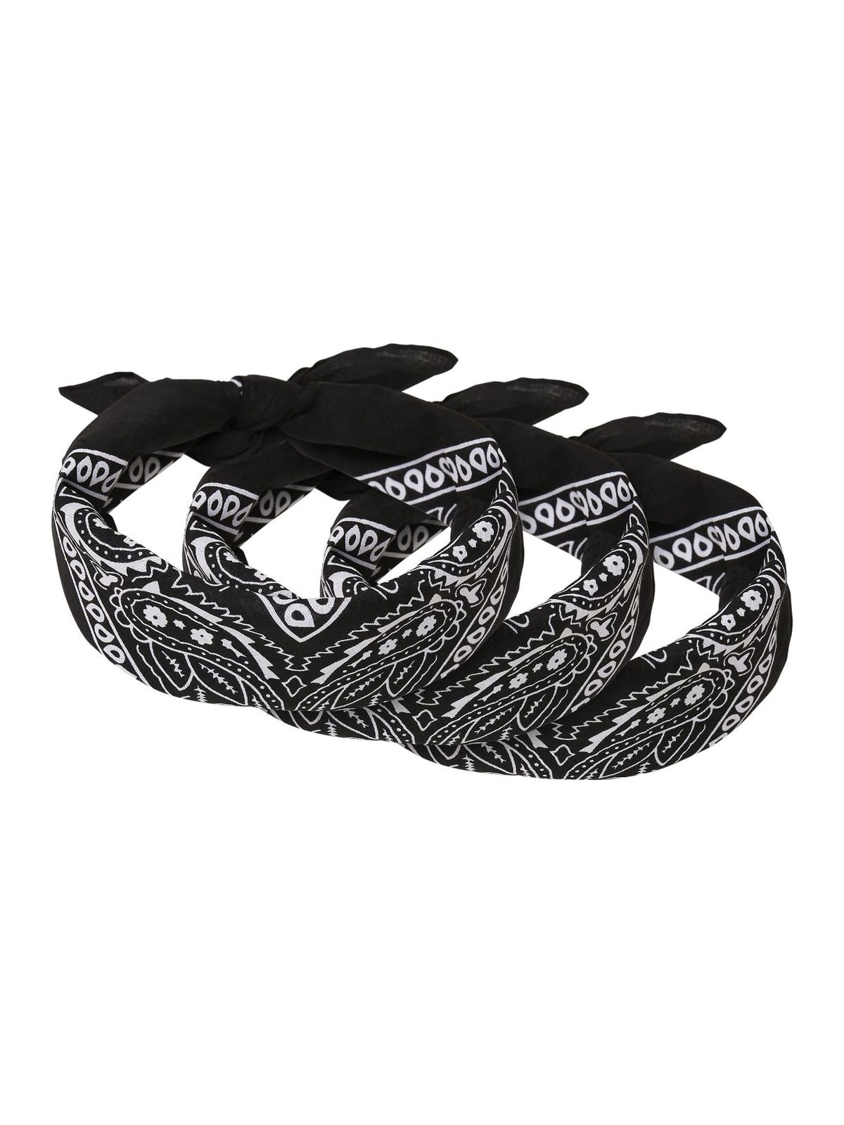 Bandana 3-Pack Urban Classics TB4068 Black one size