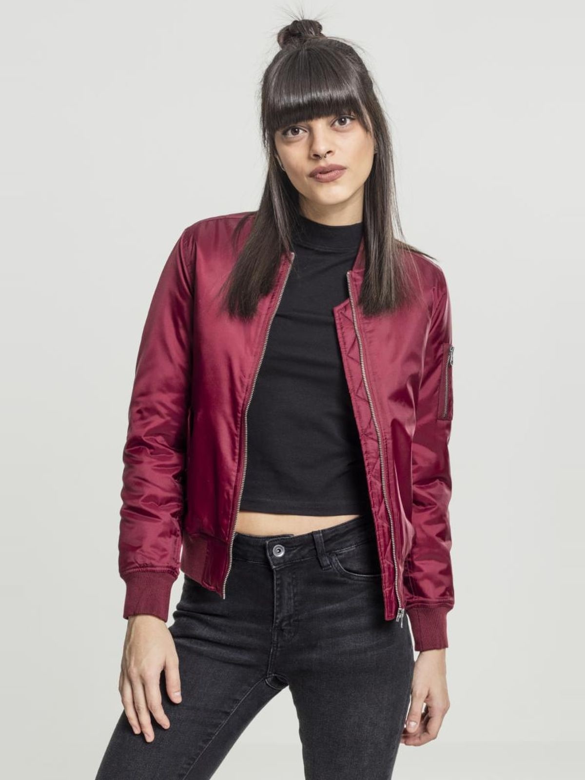Γυναικείο Μπουφάν Bomber TB807 Urban Classics Burgundy