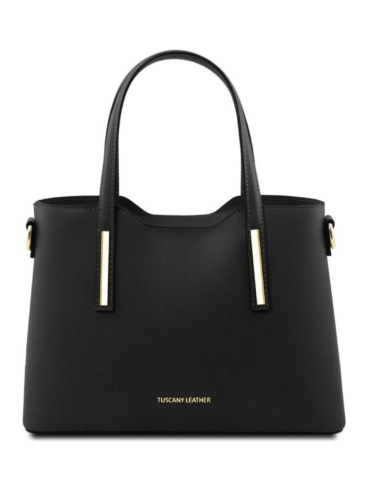 Γυναικεία Τσάντα Δερμάτινη TL141521 Tuscany Leather Olimpia S Μαύρο
