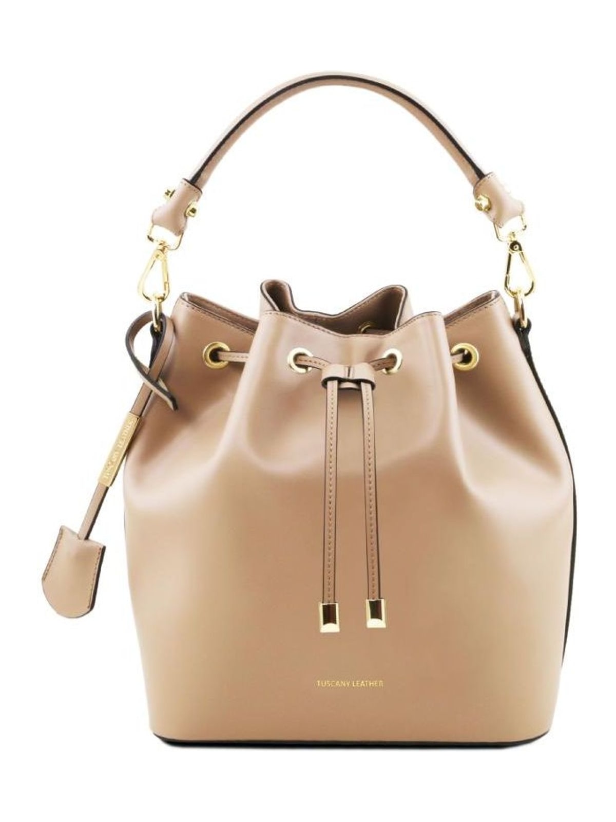 Γυναικεία Τσάντα Δερμάτινη Vittoria TL141531 Tuscany Leather Σαμπανιζέ Χρυσό