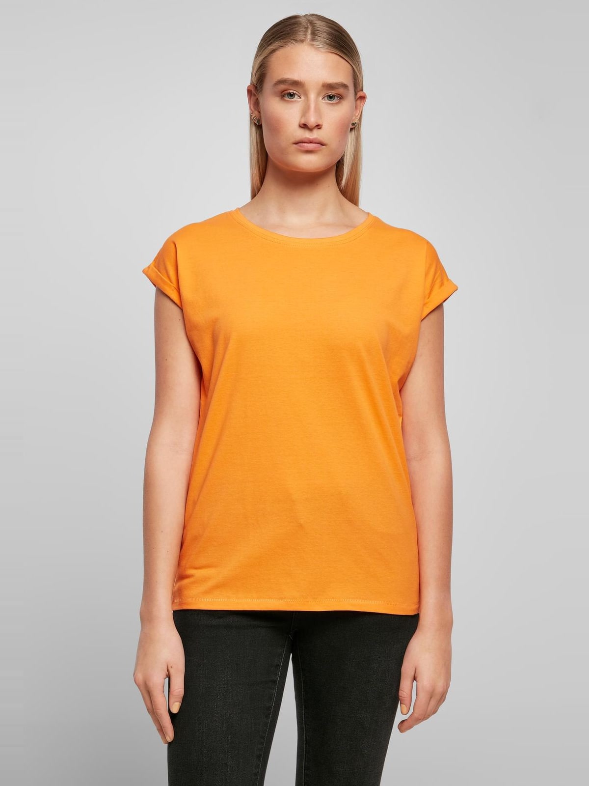 Γυναικείο T-shirt BY021 Build Your Brand Ladies Extended Shoulder Tee Paradise Orange