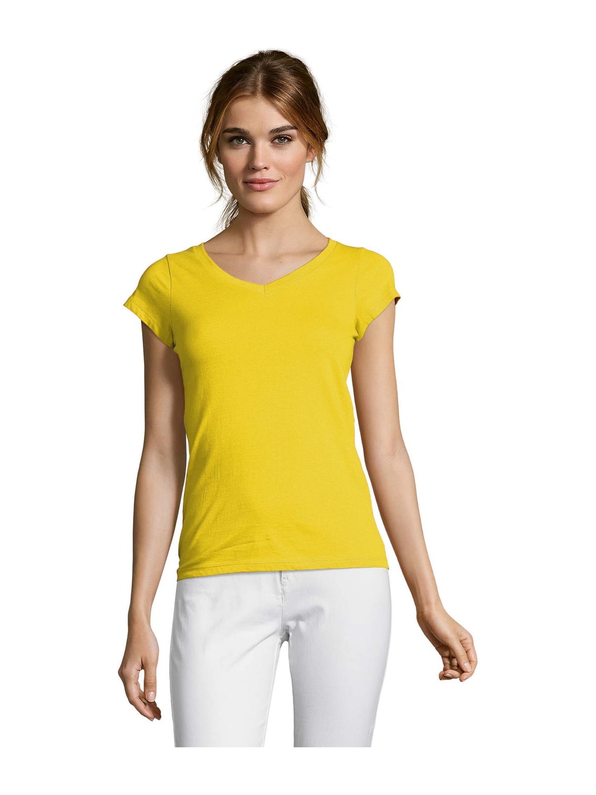 Γυναικείο T-shirt Moon SOLS 11388 Gold