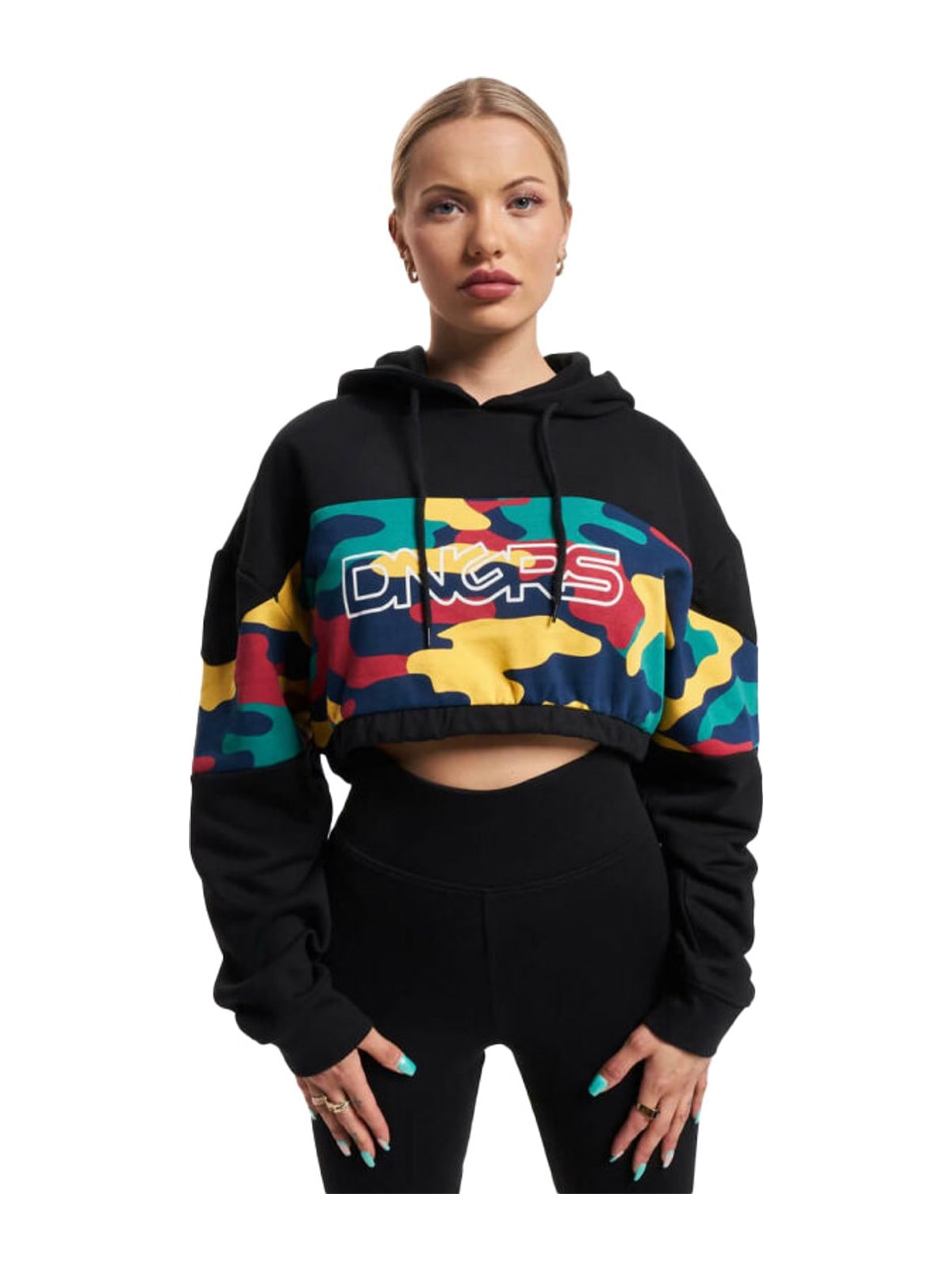 Dangerous DNGRS Hoody HideMe DNGRS DLHD136-00777 black camo