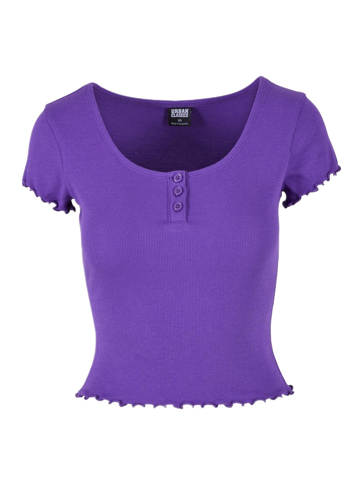 Γυναικείο T-shirt Rib Babylock TB6054 Urban Classics Realviolet