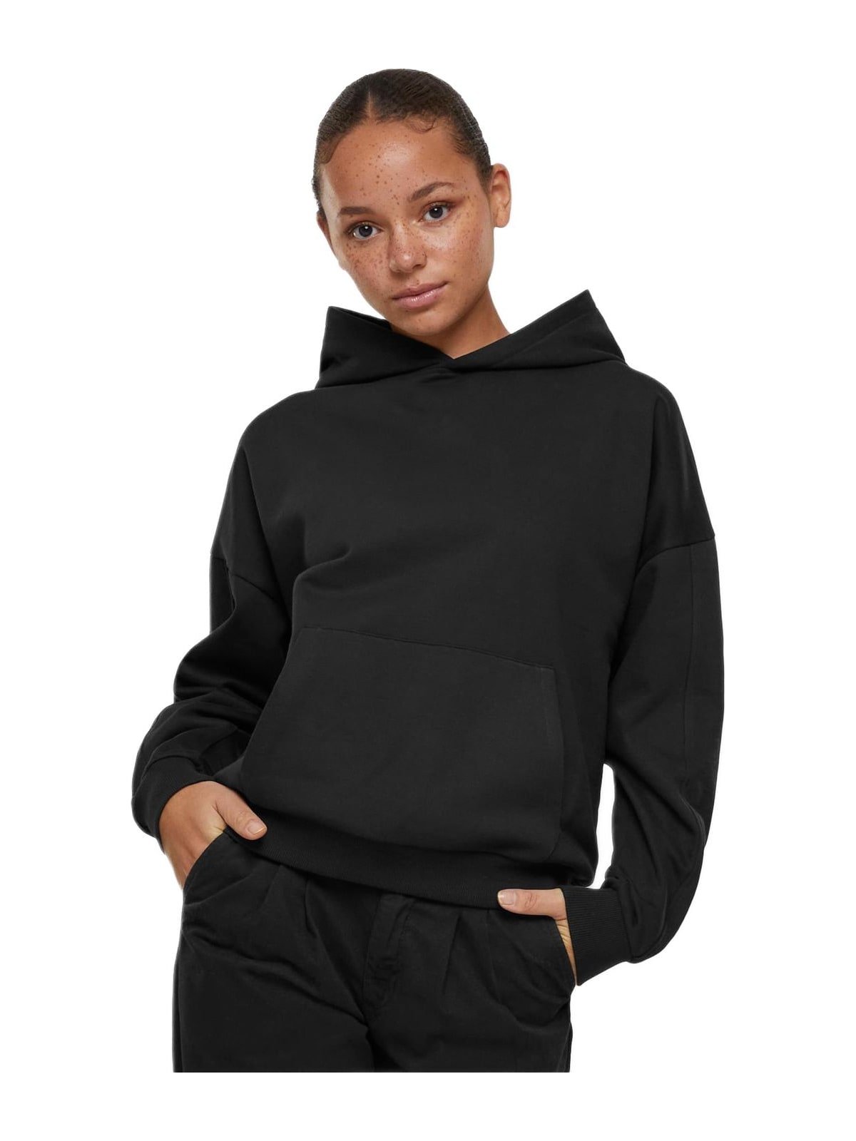 Ladies Organic Oversized Hoody Urban Classics TB6132-00007 black