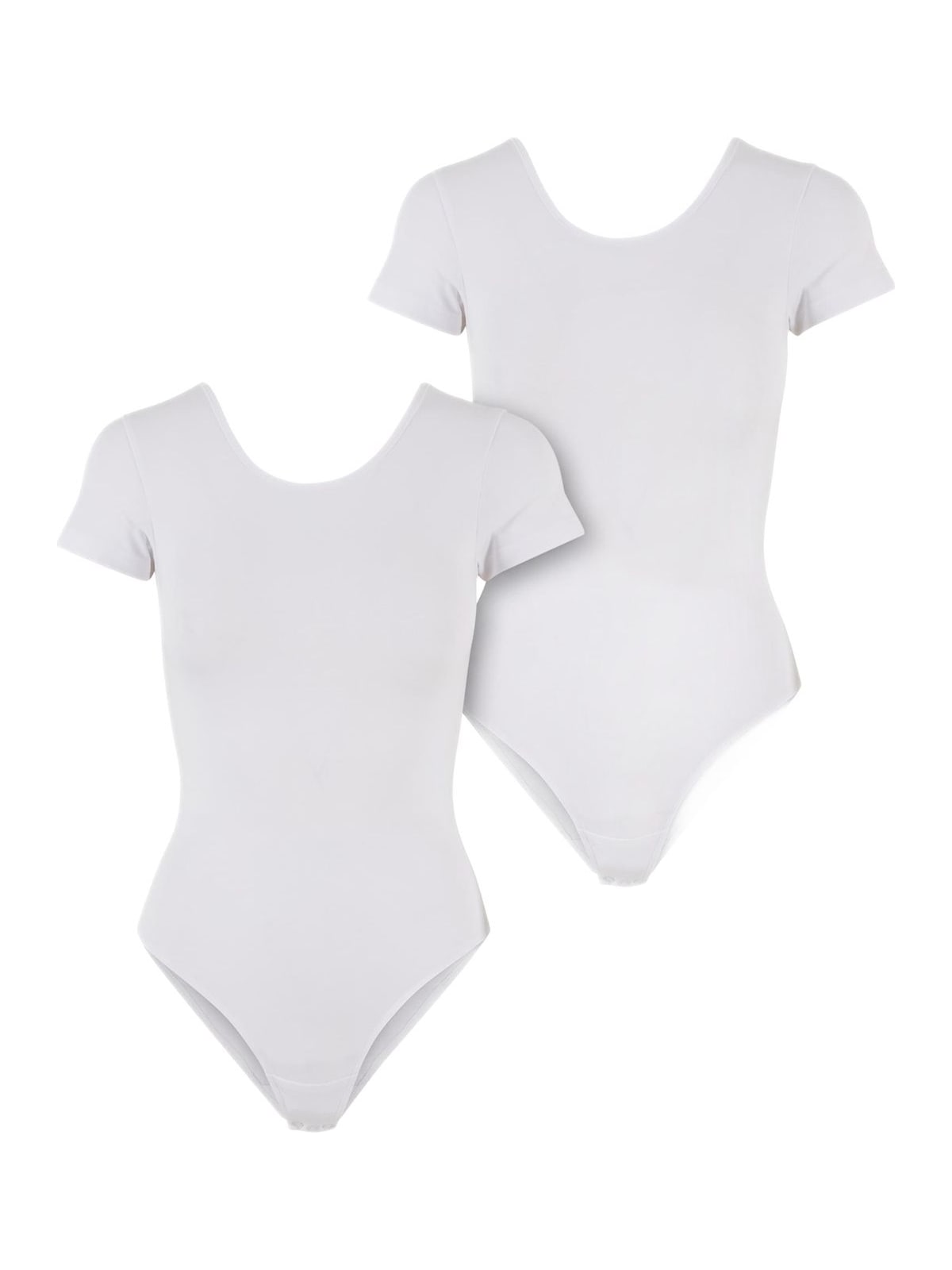 Ladies Organic Stretch Jersey Body 2-Pack Urban Classics TB6170A-03168 white+white