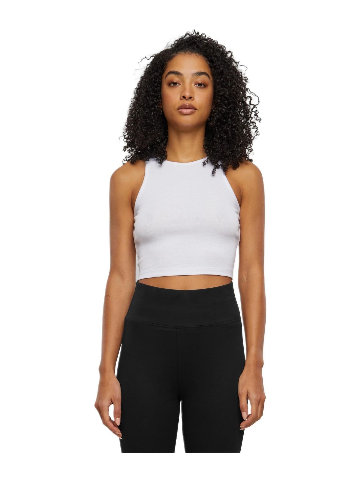 Γυναικεία Μπλούζα Cropped Rib TB6185-00220 Urban Classics White