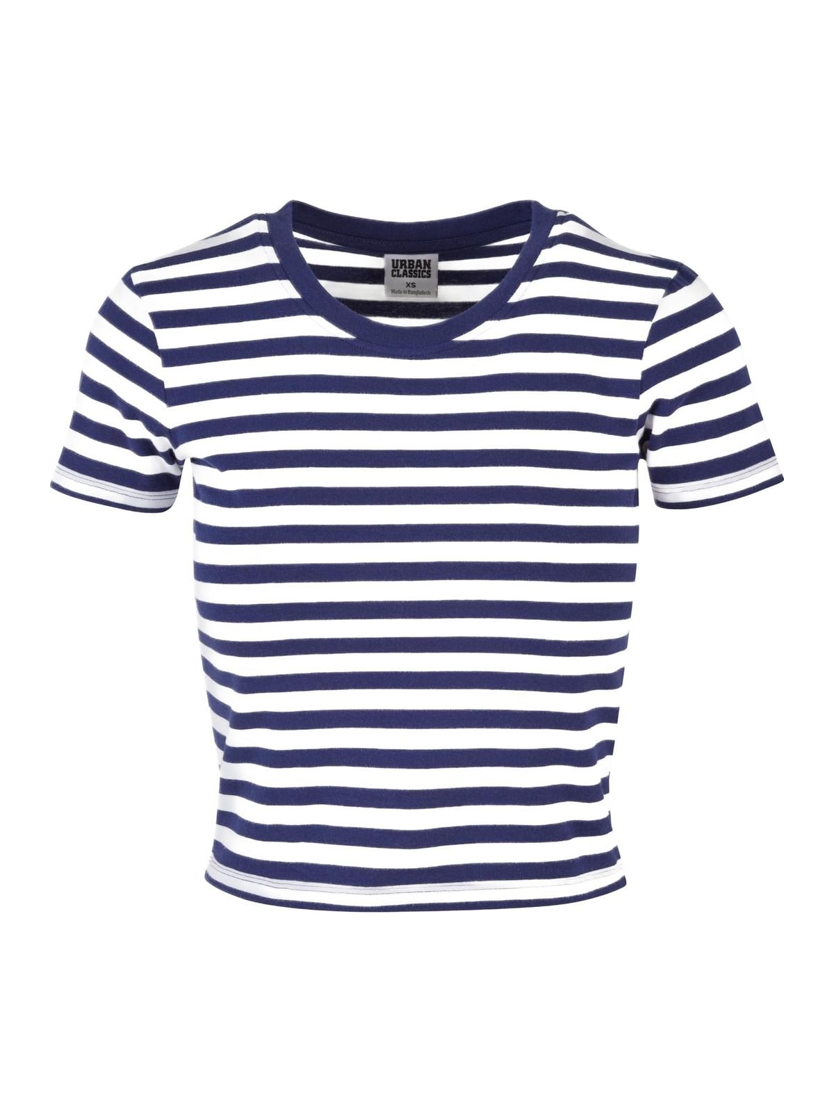 Γυναικείο Κοντό Ριγέ T-Shirt TB6825 Urban Classics white/darkblue