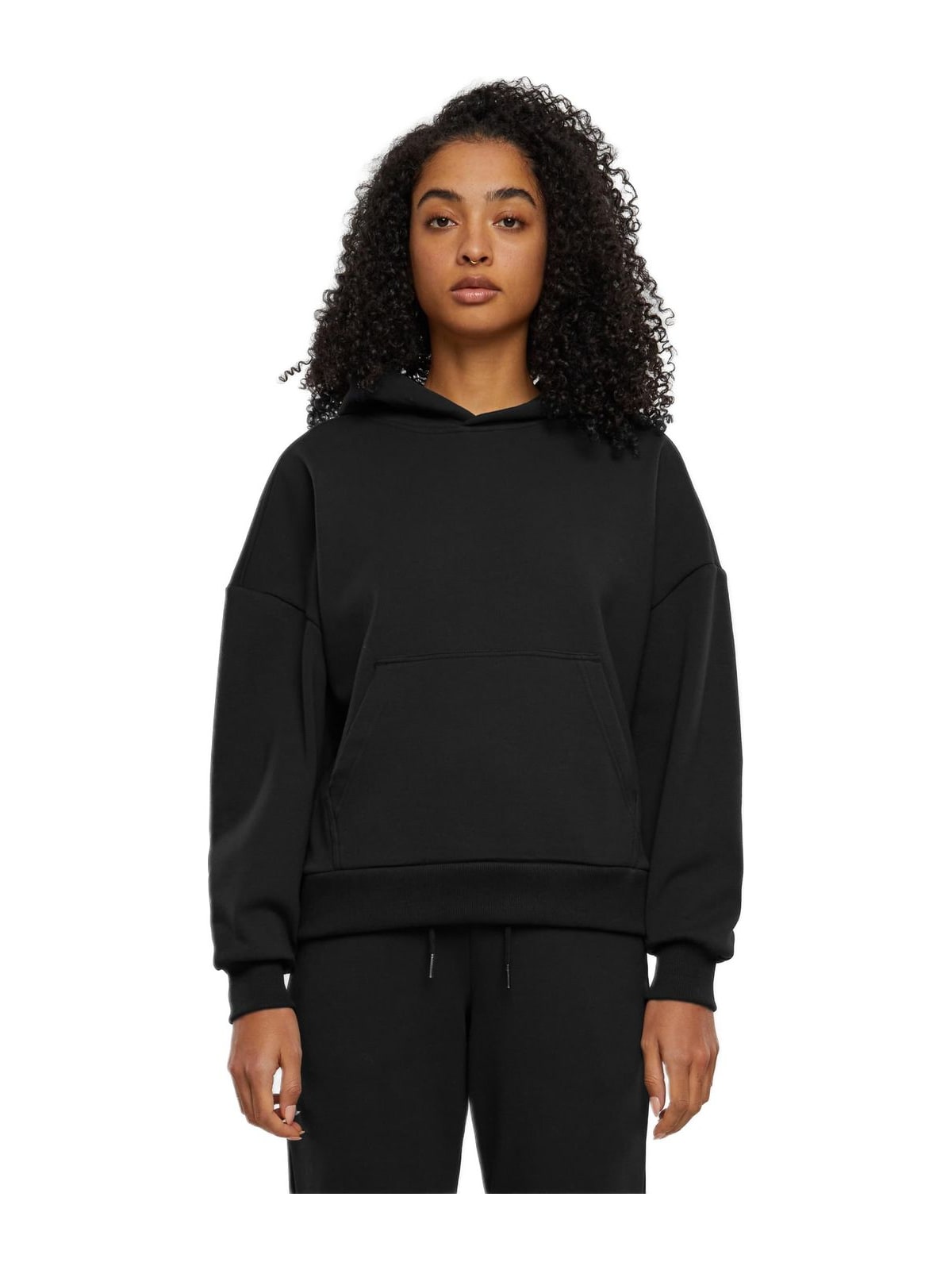 Ladies Cozy Oversized Hoody Urban Classics TB6861-00007 black