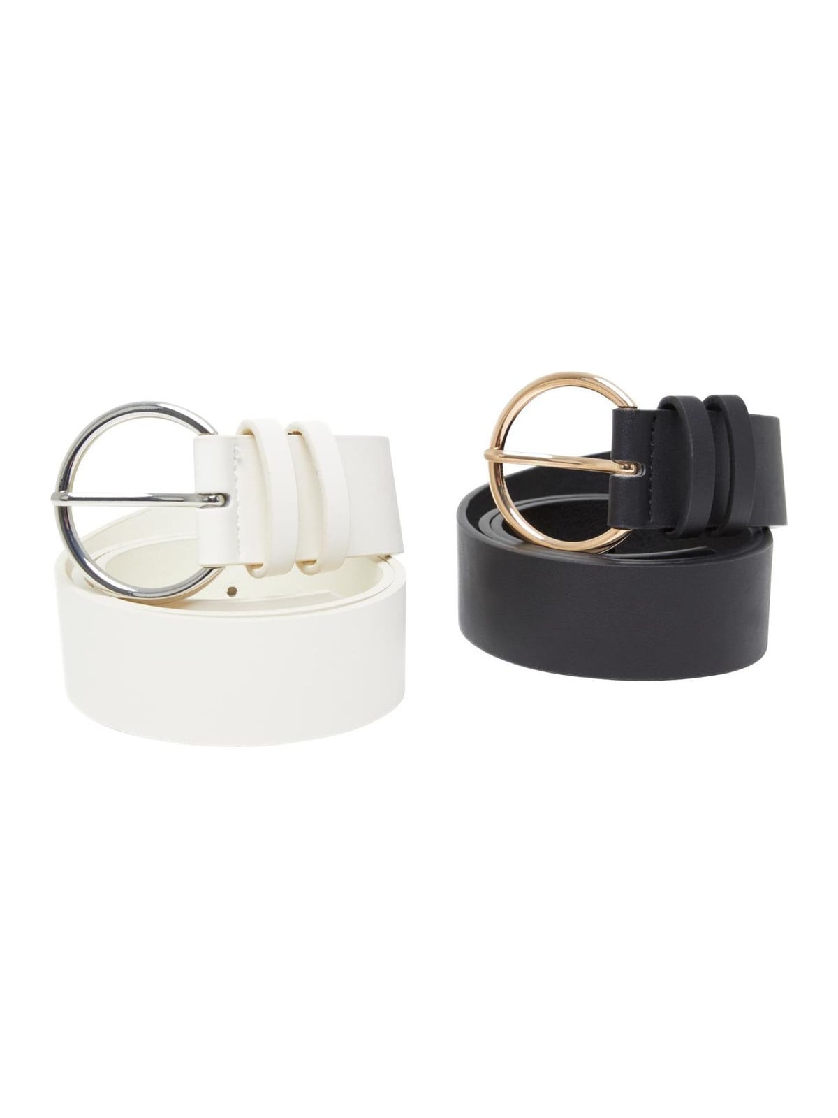 Basic PU Ζώνες 2-Pack Urban Classics TB7000A-03734 whitesand+black