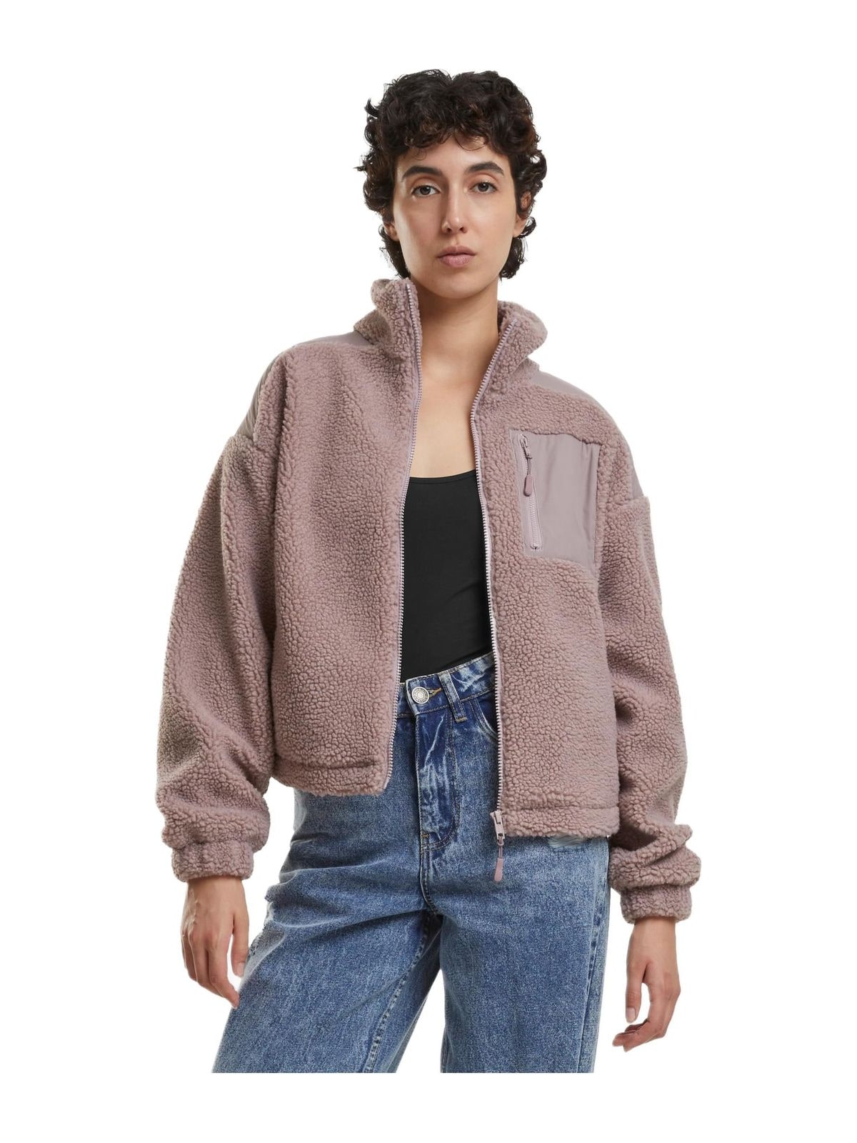 Γυναικείο Μπουφάν Sherpa Mix TB6068-02913 Urban Classics Duskrose