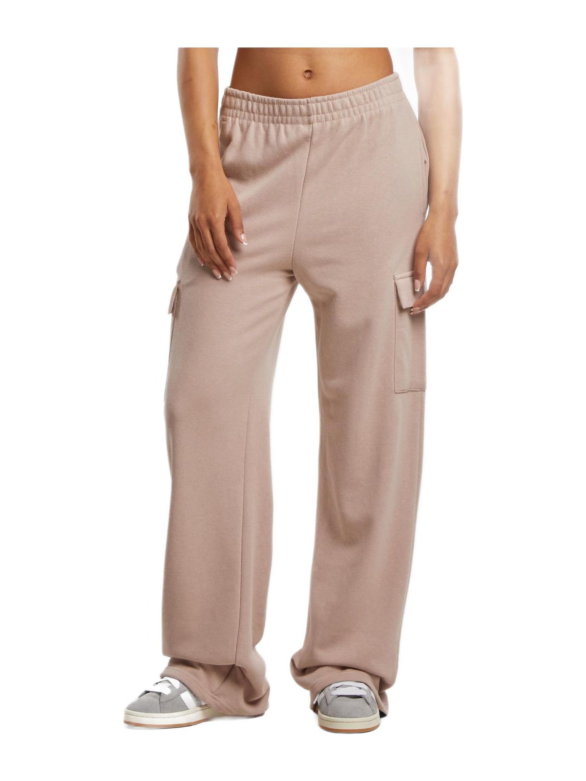 Ladies Baggy Light Terry Sweat Pants Urban Classics TB6857-02913 Duskrose