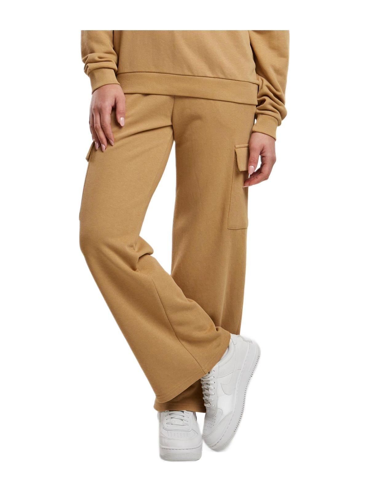 Ladies Baggy Light Terry Sweat Pants Urban Classics TB6857-03738 Unionbeige