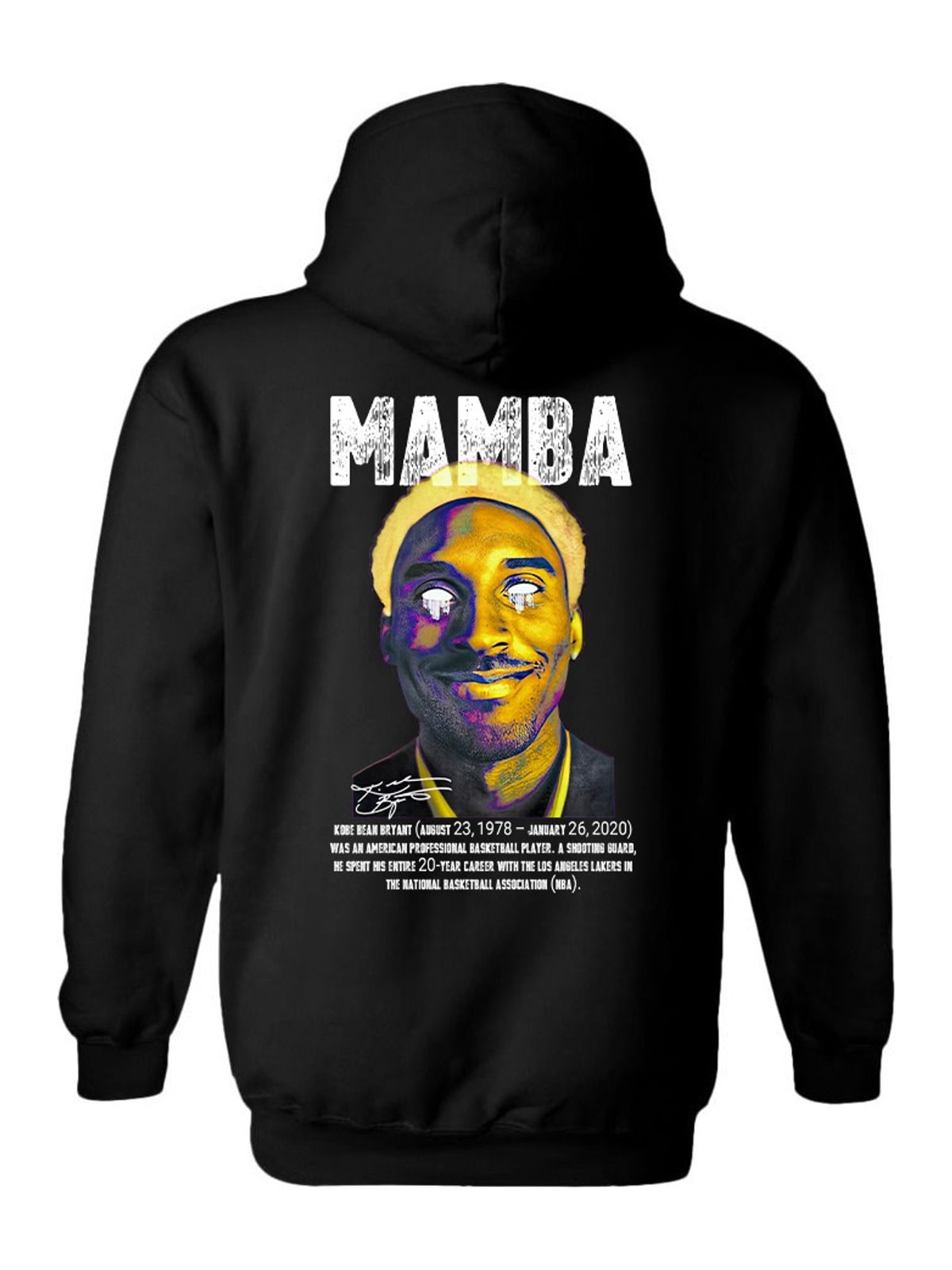 Hoodie Mamba Pop Culture Black