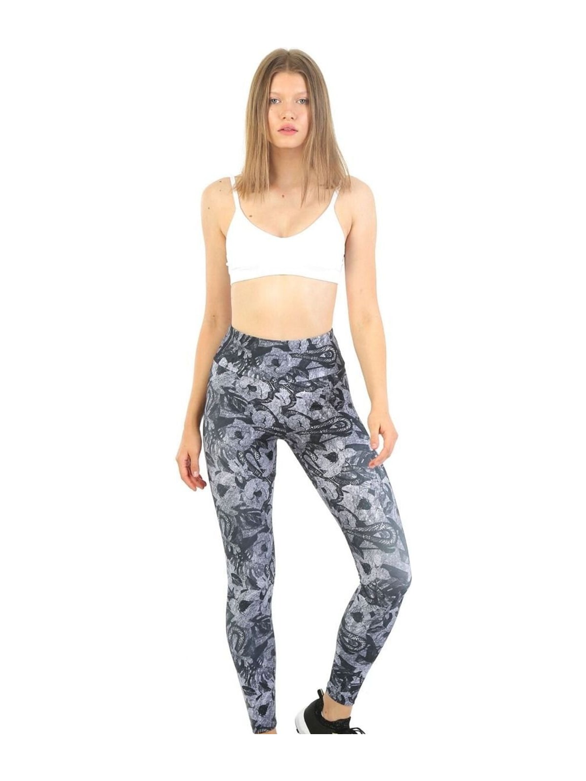 Αθλητικό κολάν SNAKE Dri-FIT John Frank 14475 Σκούρο Γκρί