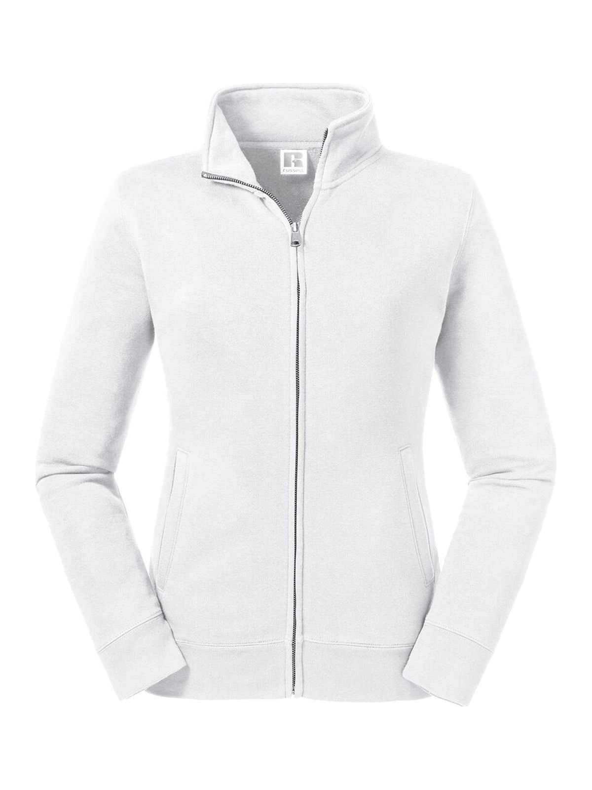 Γυναικείο Φούτερ με Φερμουάρ 0R267F0 Russell Authentic Zip White
