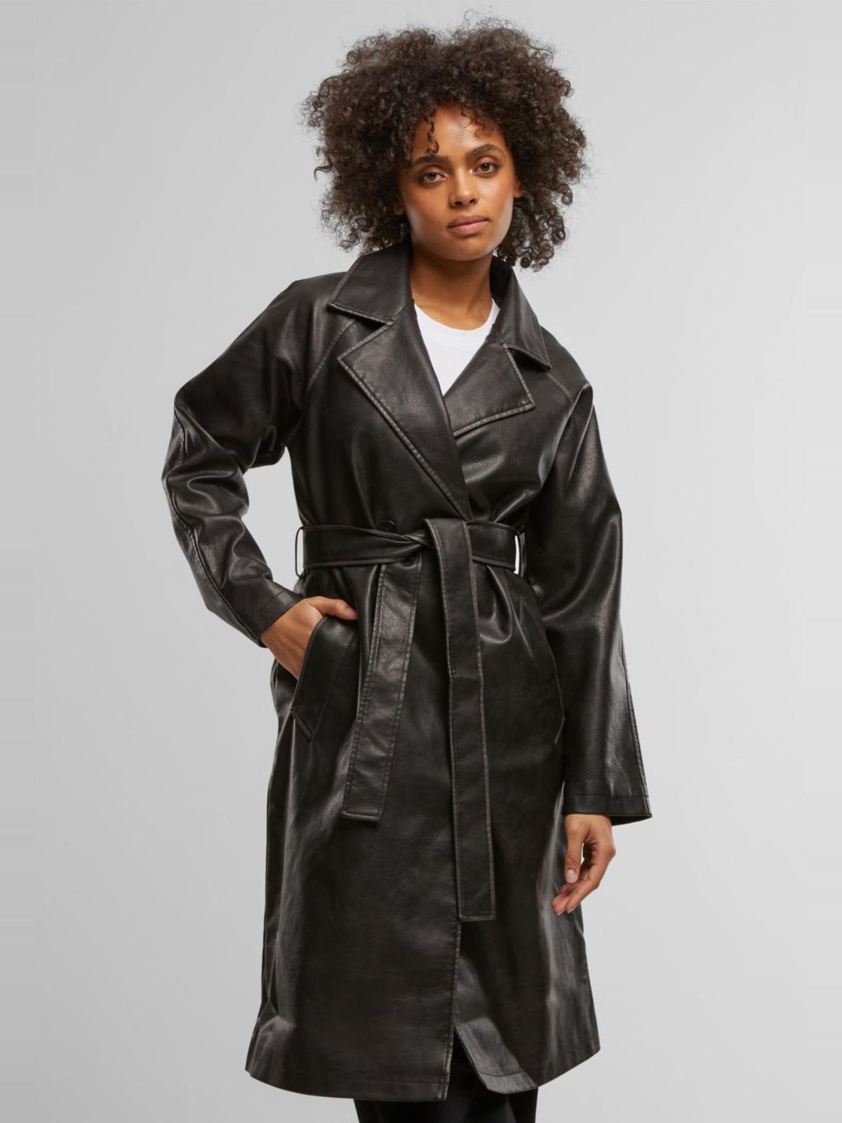 Γυναικείο Vintage Leather Trench Coat Urban Classics TB7183-00007 black