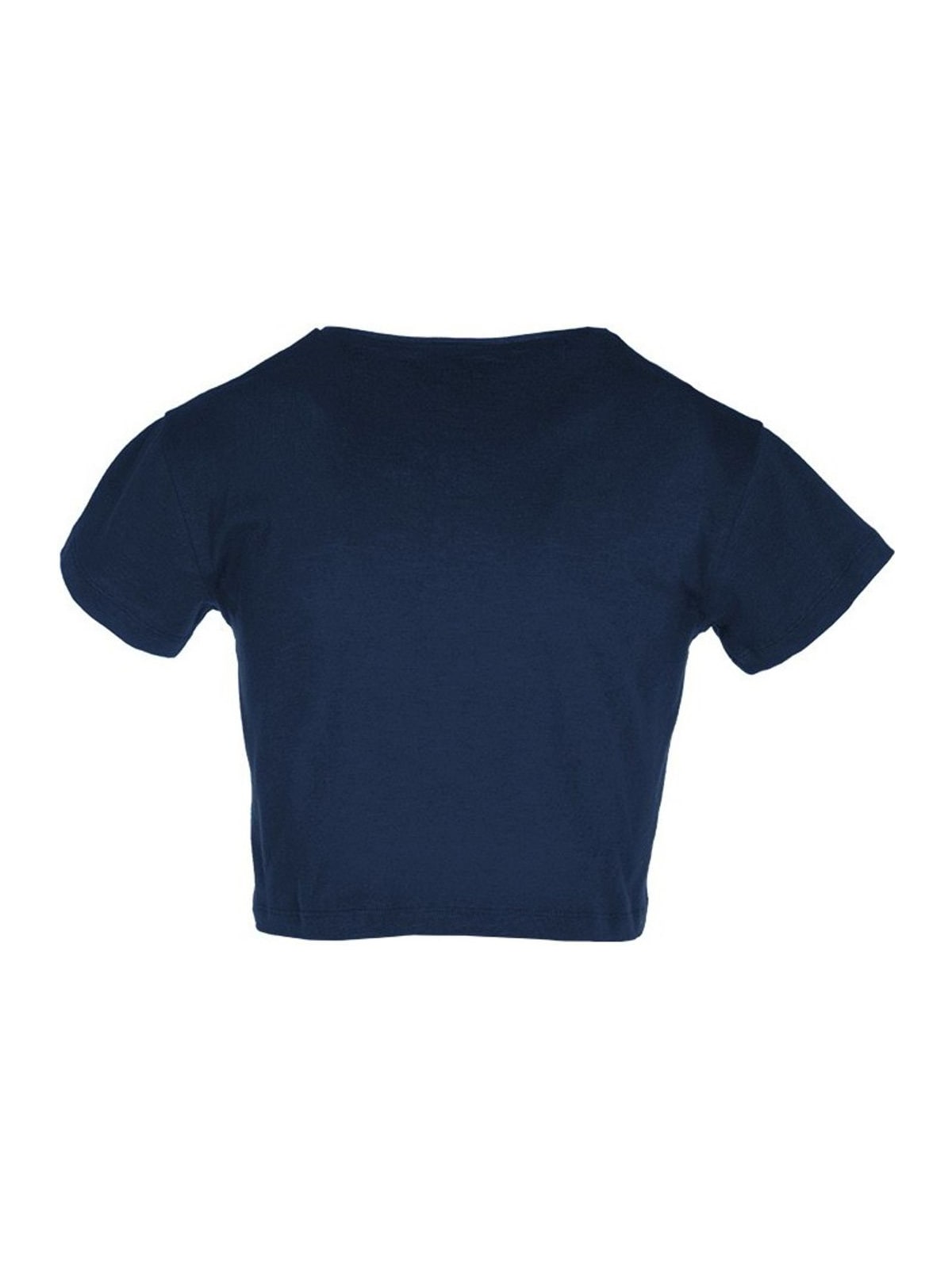 Γυναικείο Μπλουζάκι Crop 00590 About Basics Navy