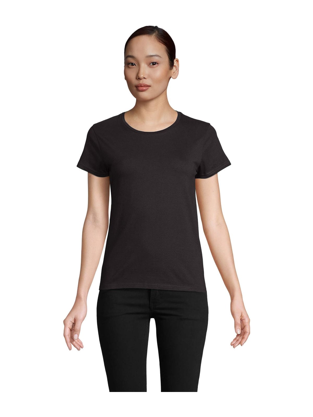 Γυναικείο T-shirt 03581 Sol's Crusader Women από Οργανικό Βαμβάκι Deep Black