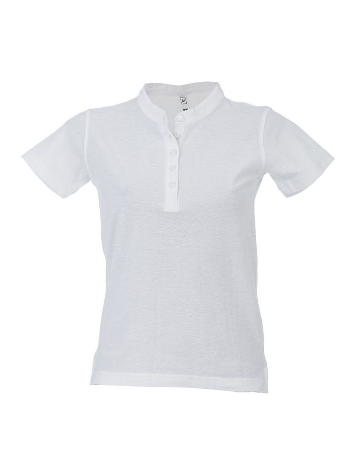 Γυναικεία Μπλούζα Πόλο Kuwait Lady JRC Πικέ με Γιακά Μάο White