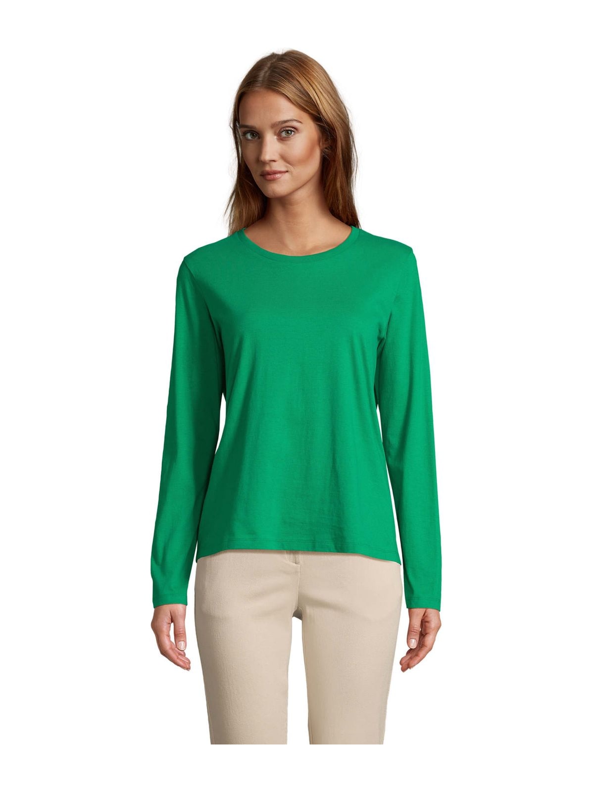 Γυναικείο Μακρυμάνικο T-shirt 04443 Sol's Monarch Women Kelly Green