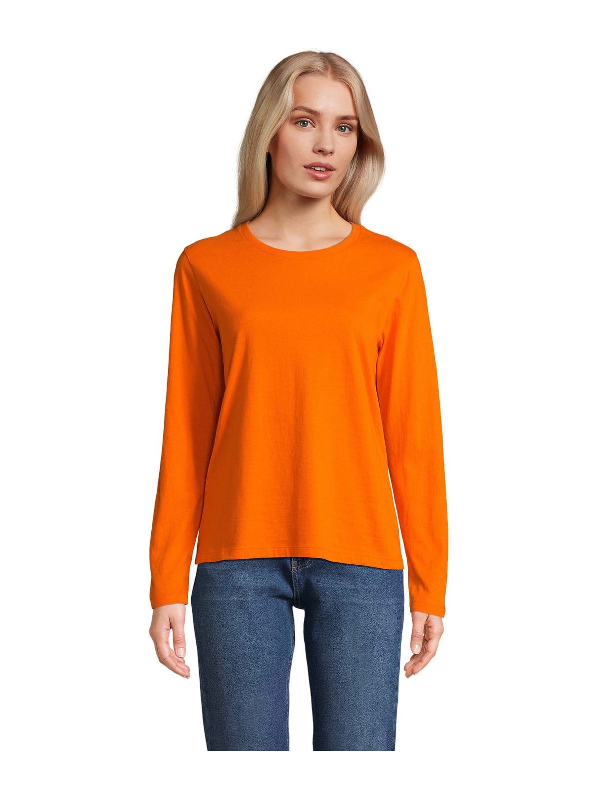 Γυναικείο μακρυμάνικο T-shirt Sol's Monarch Women - 04443 Orange