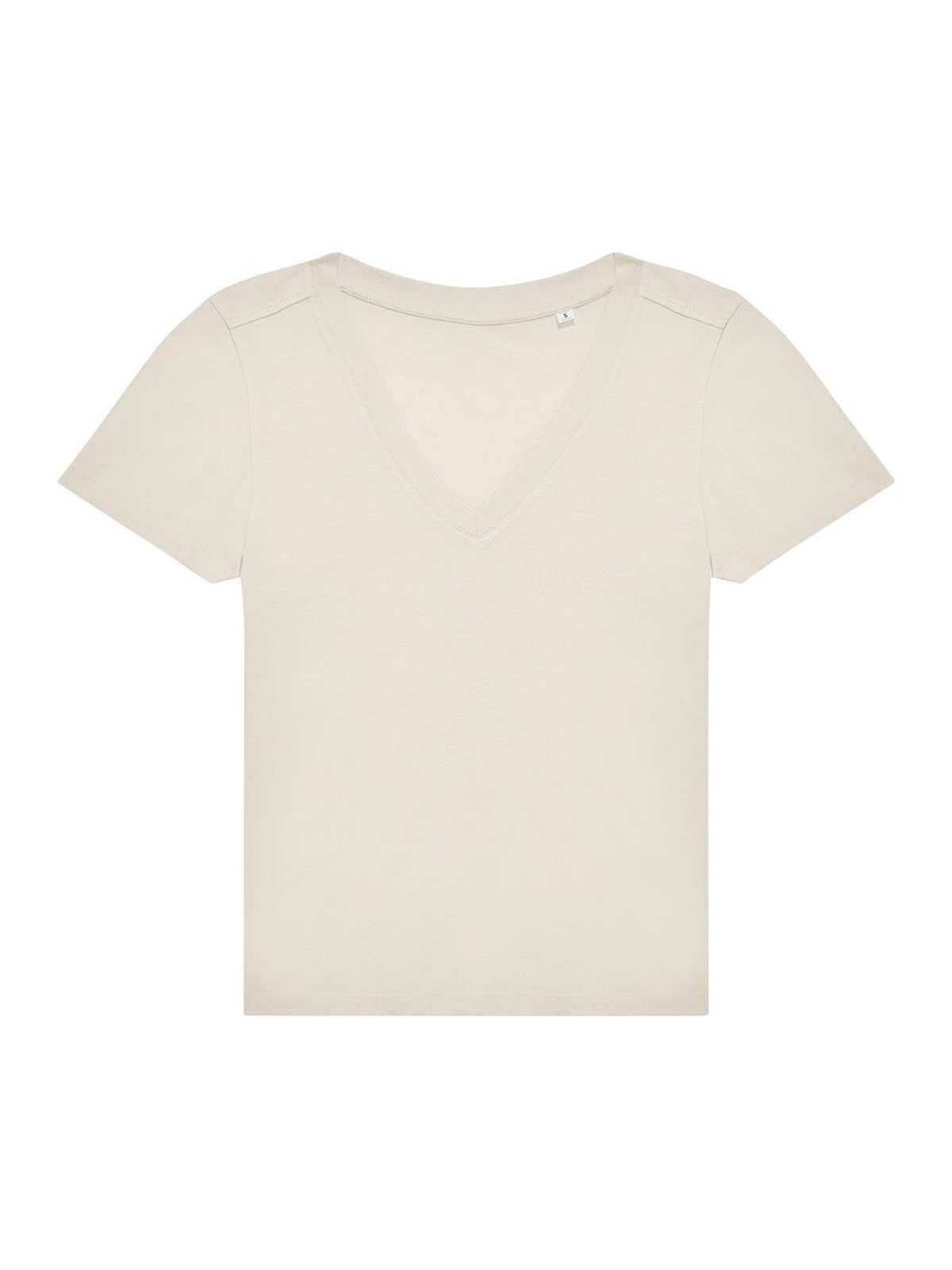 Γυναικείο T-Shirt με V E150 B & C 04042002 Off White