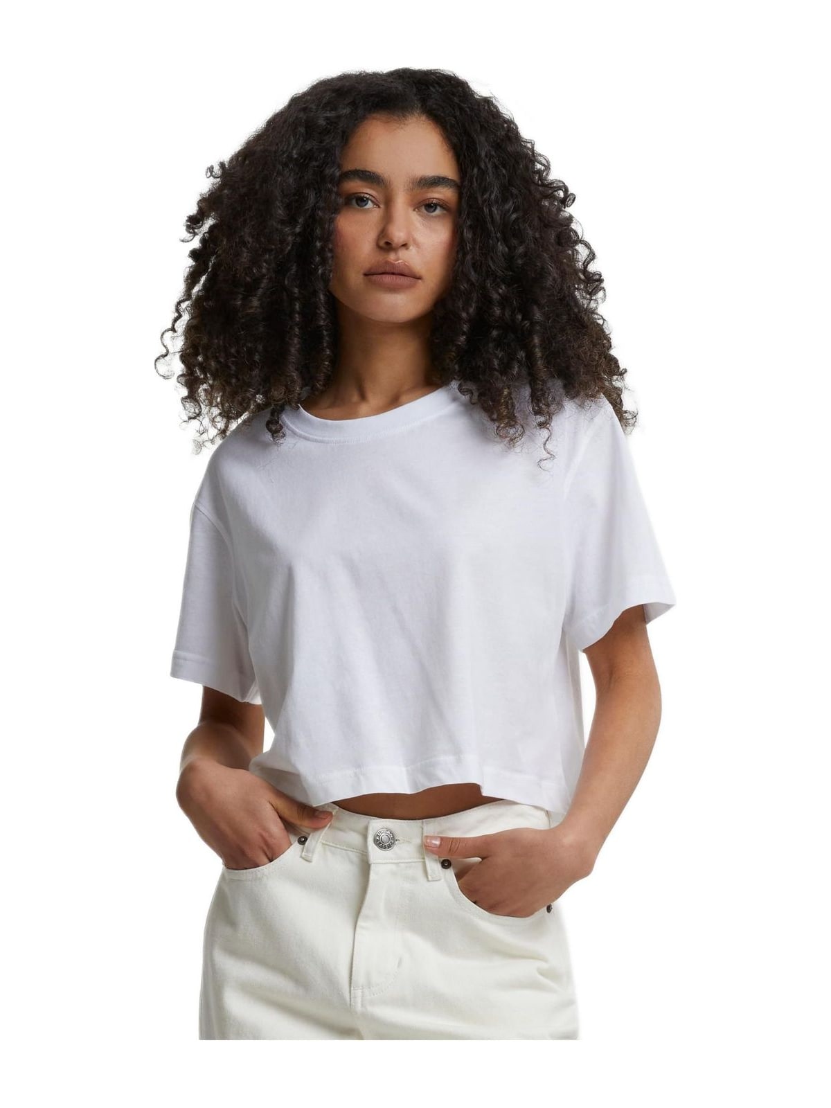 Γυναικείο T-Shirt Ladies Short Oversized Tee TB1555-00220 Urban Classics White