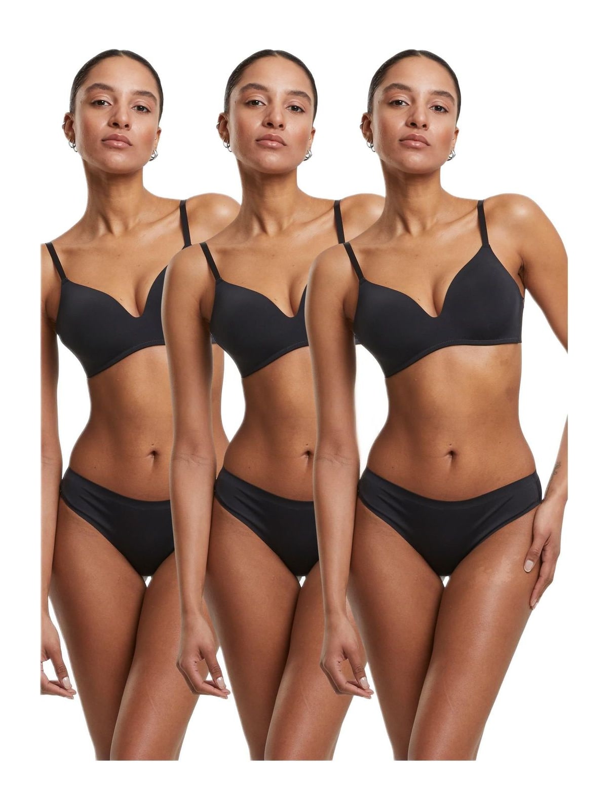 Γυναικεία Εσώρουχα Brazilian 3-Pack TB7662B-03223 Urban Classics black+black+black