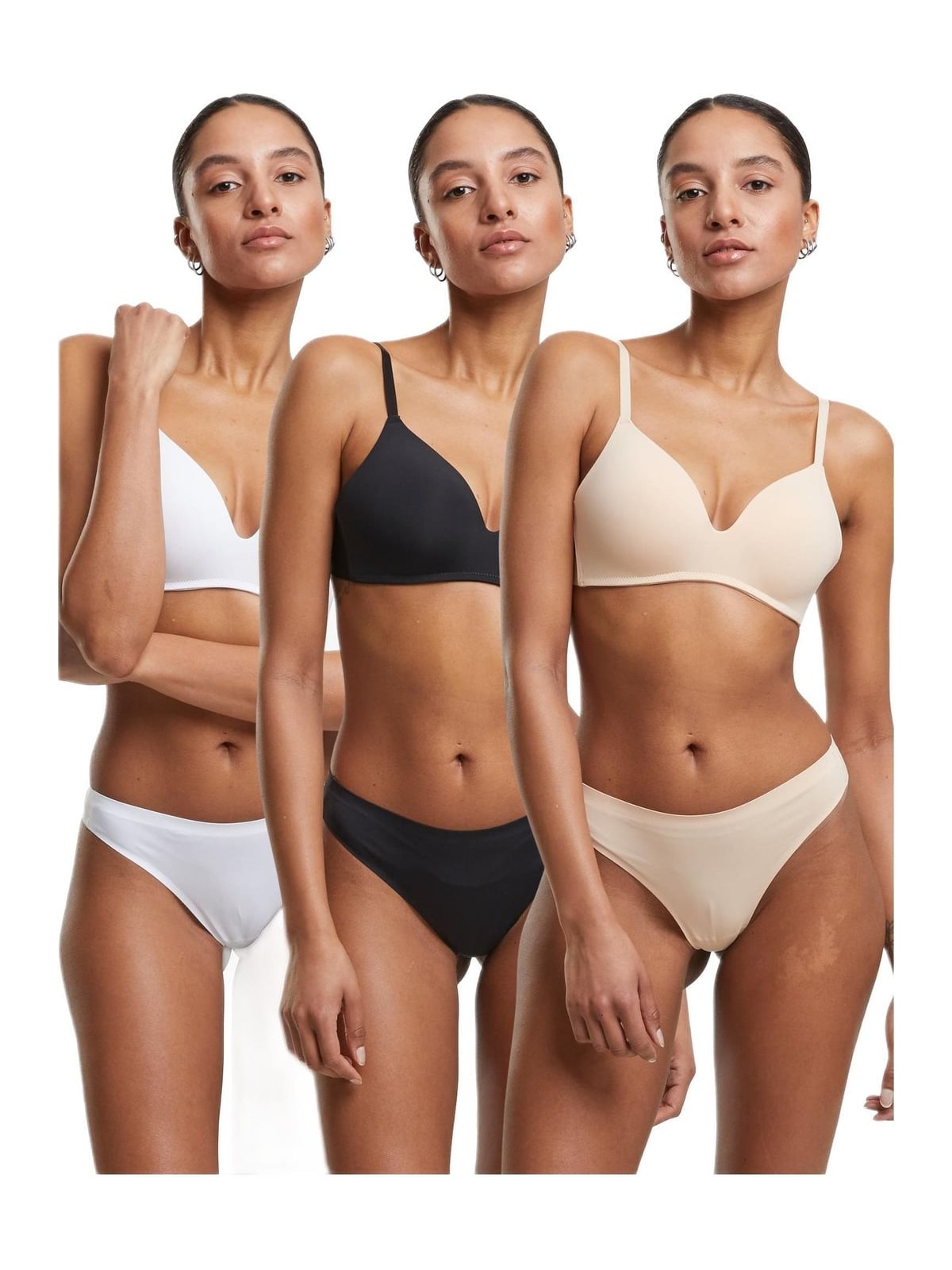 Γυναικεία Εσώρουχα Tanga 3-Pack TB7669B-20546 Urban Classics black+white+nude