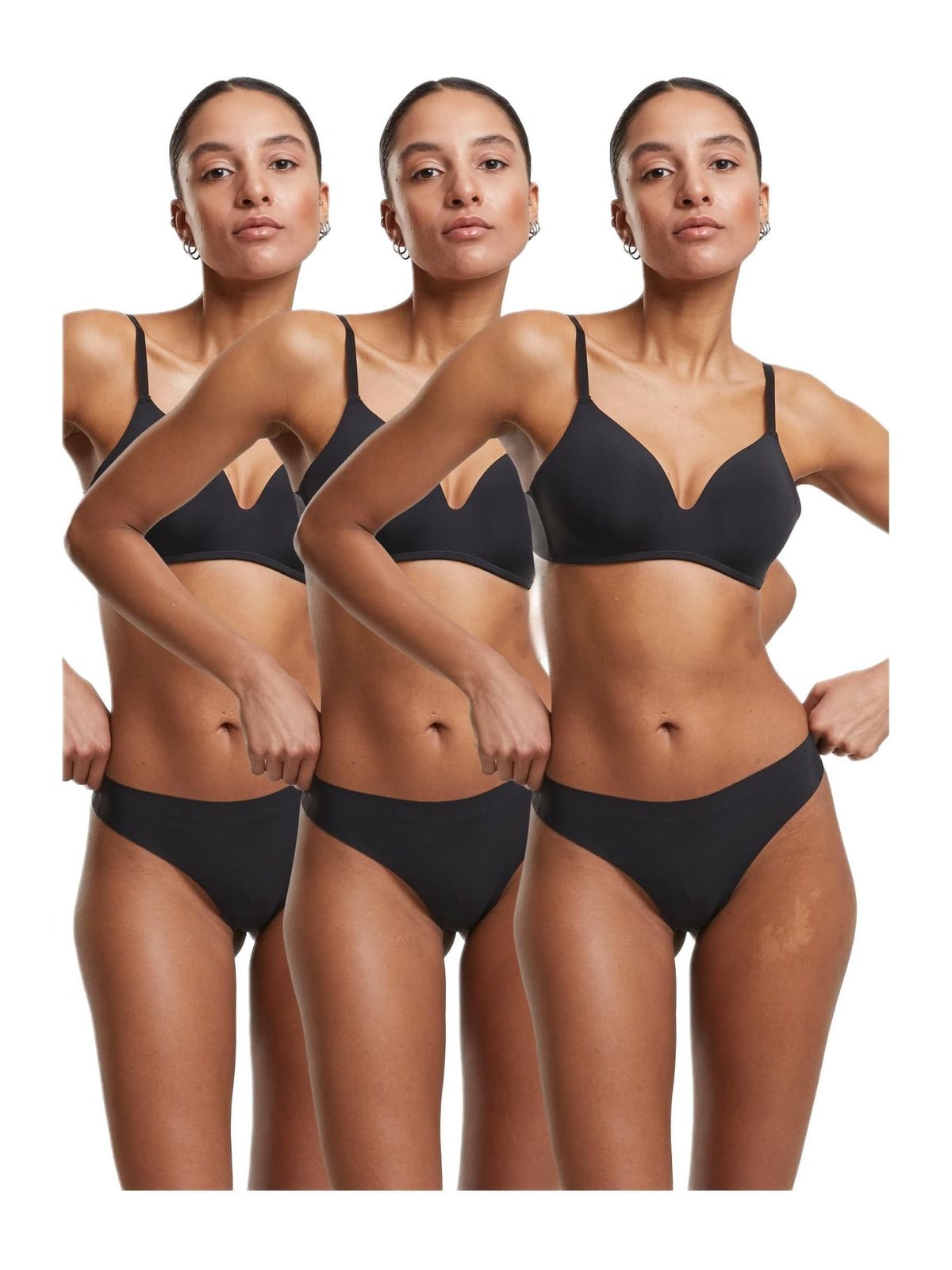 Γυναικεία Εσώρουχα Tanga 3-Pack TB7670B-03223 Urban Classics black+black+black