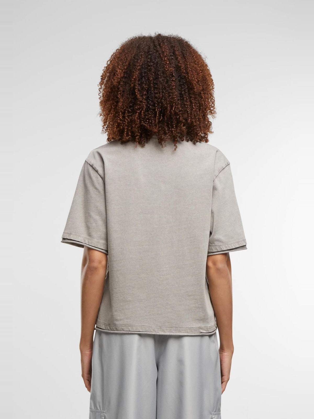 Γυναικείο Πουκάμισο Washed Jersey Boxy TB7465 Urban Classics steelgrey