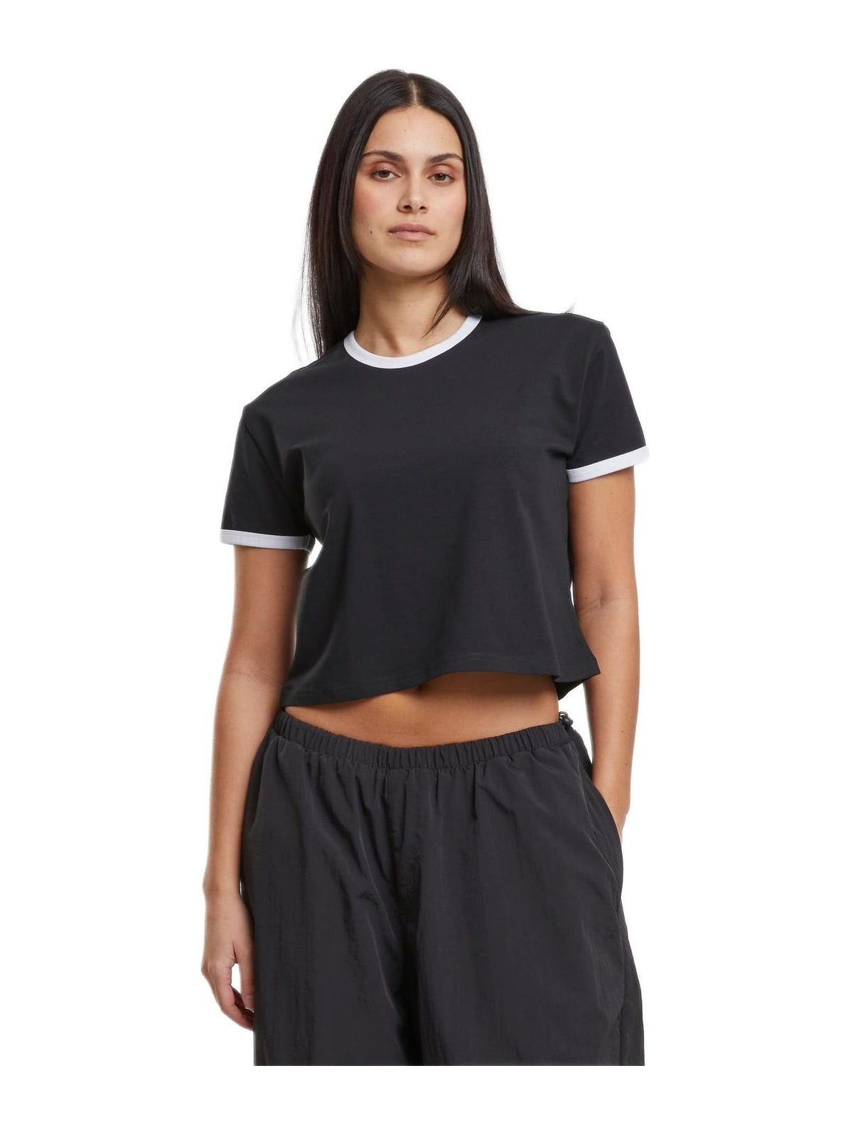 Γυναικείο T-Shirt Contrast Retro TB7492-00826 Urban Classics Black/White