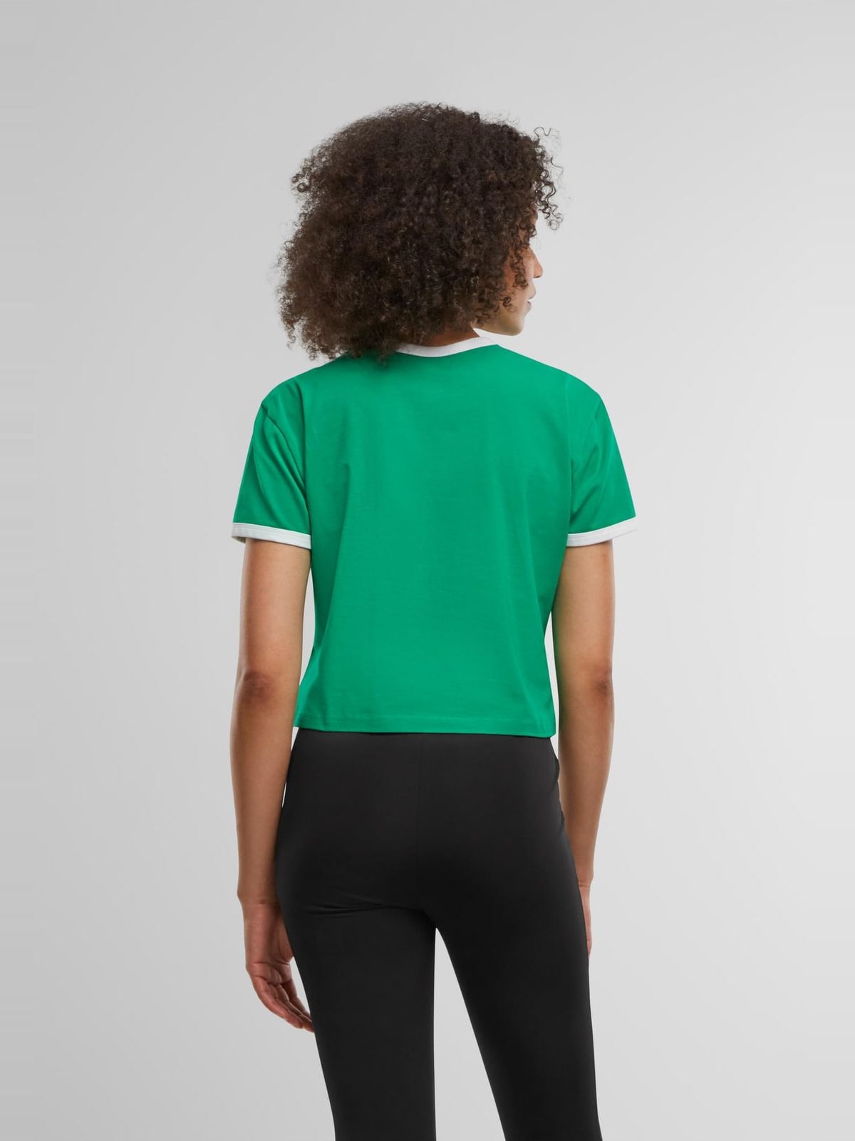 Γυναικείο T-Shirt Contrast Retro TB7492-20464 Urban Classics froggreen/white