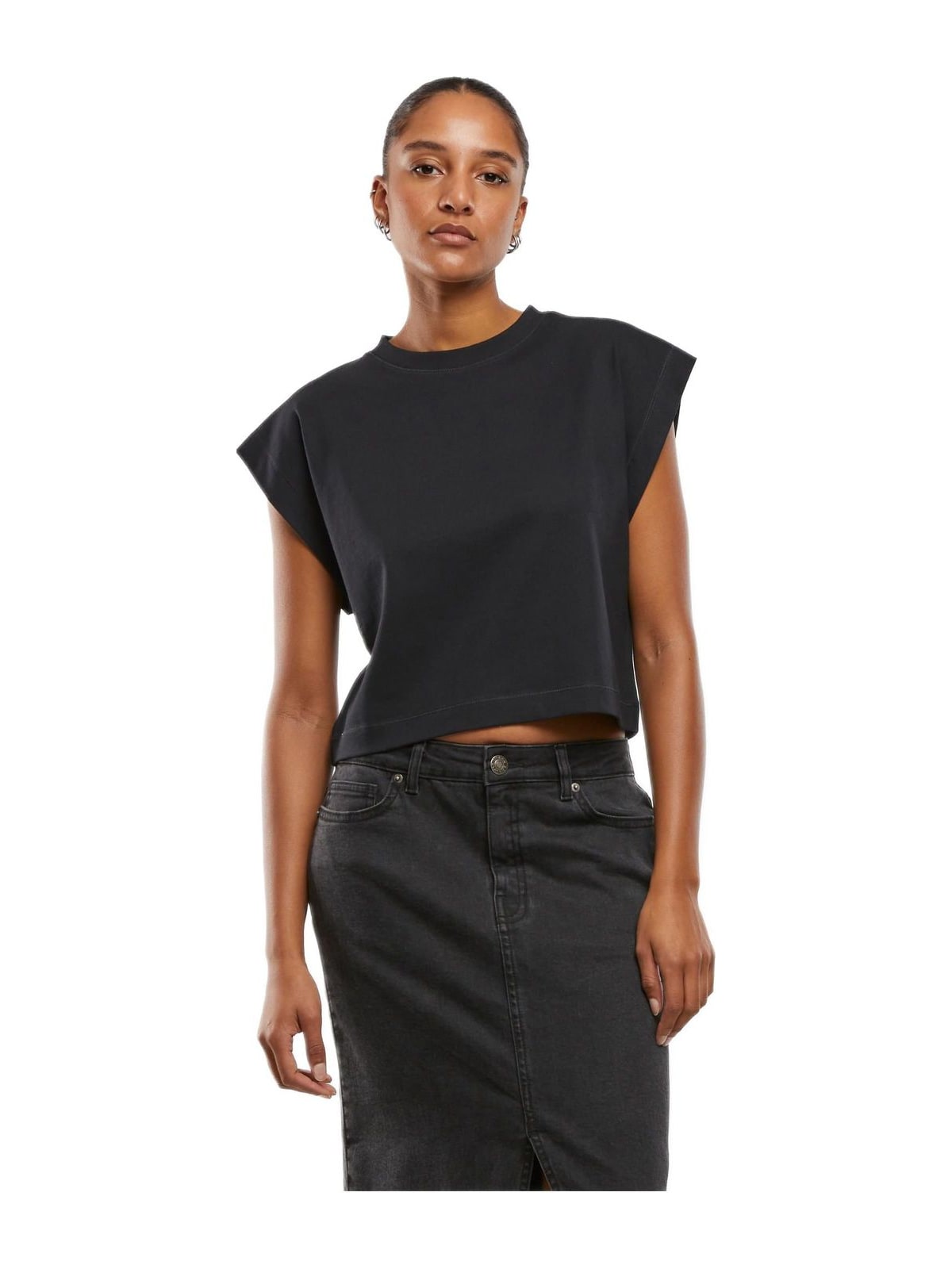 Γυναικείο T-Shirt TB7699 Urban Classics Oversized Boxy Heavy Tee Black