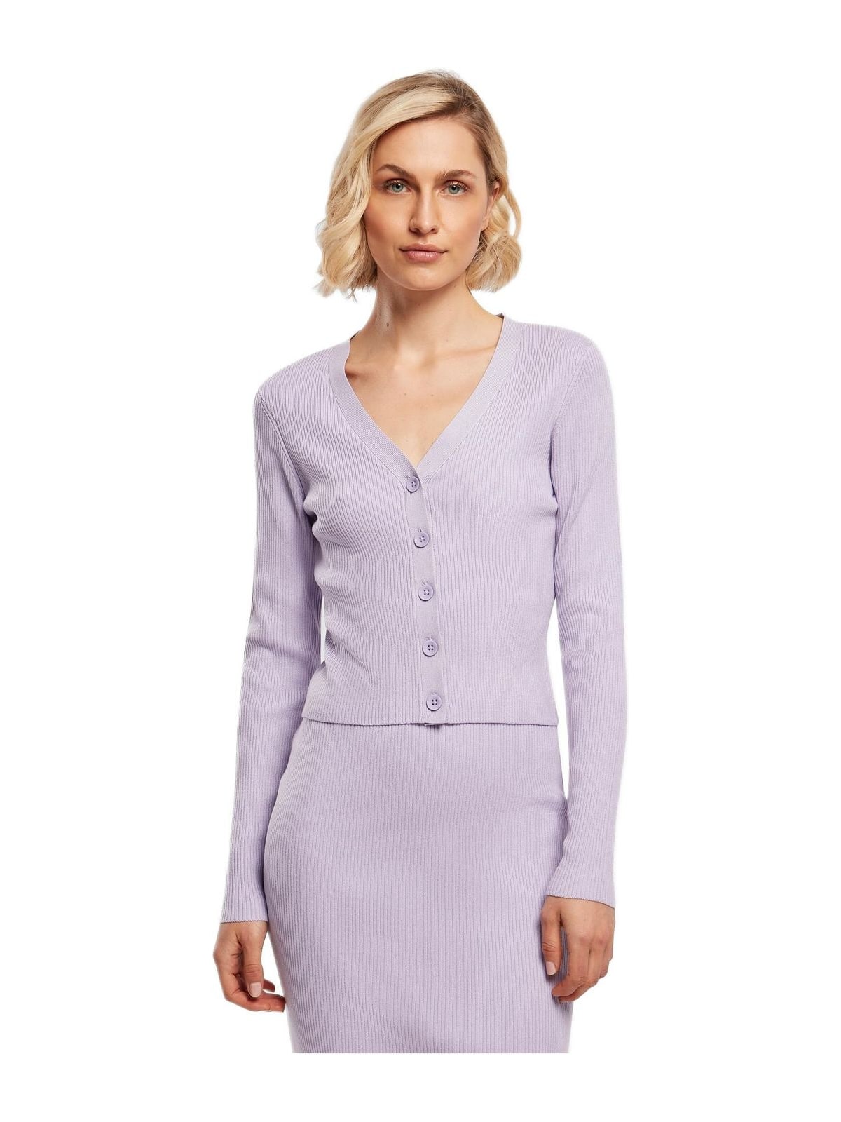 Γυναικεία Πλεκτή Ζακέτα TB4806-00145 Urban Classics black Lilac