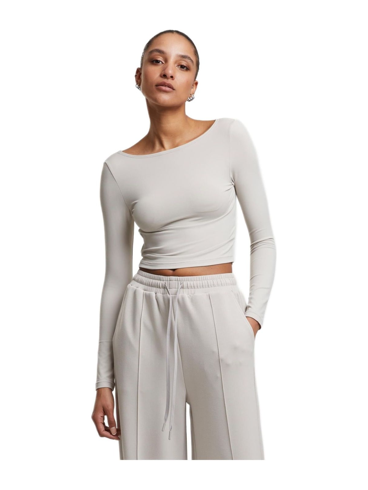 Γυναικεία Μακρυμάνικη Μπλούζα Slim Fit TB7721-01325 Urban Classics Cloud