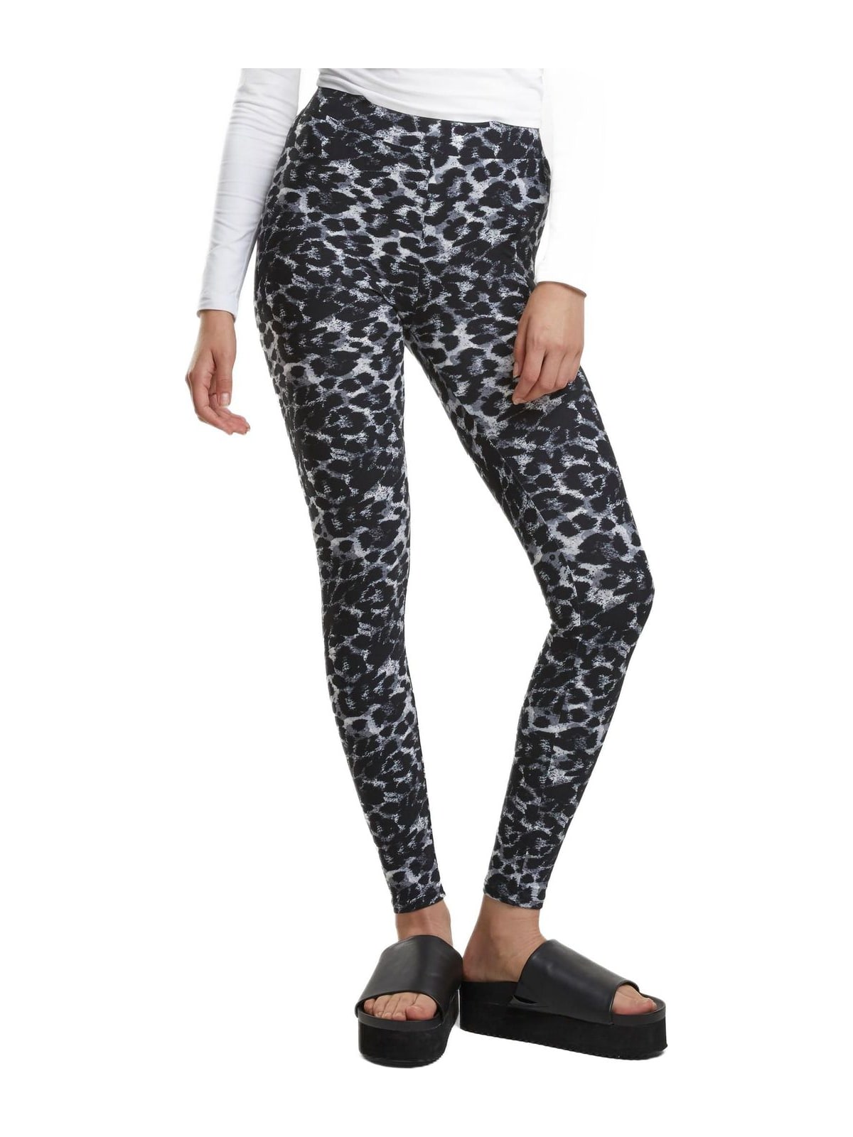 Γυναικείο Κολάν Soft AOP Leggings TB4771 Urban Classics blackleo