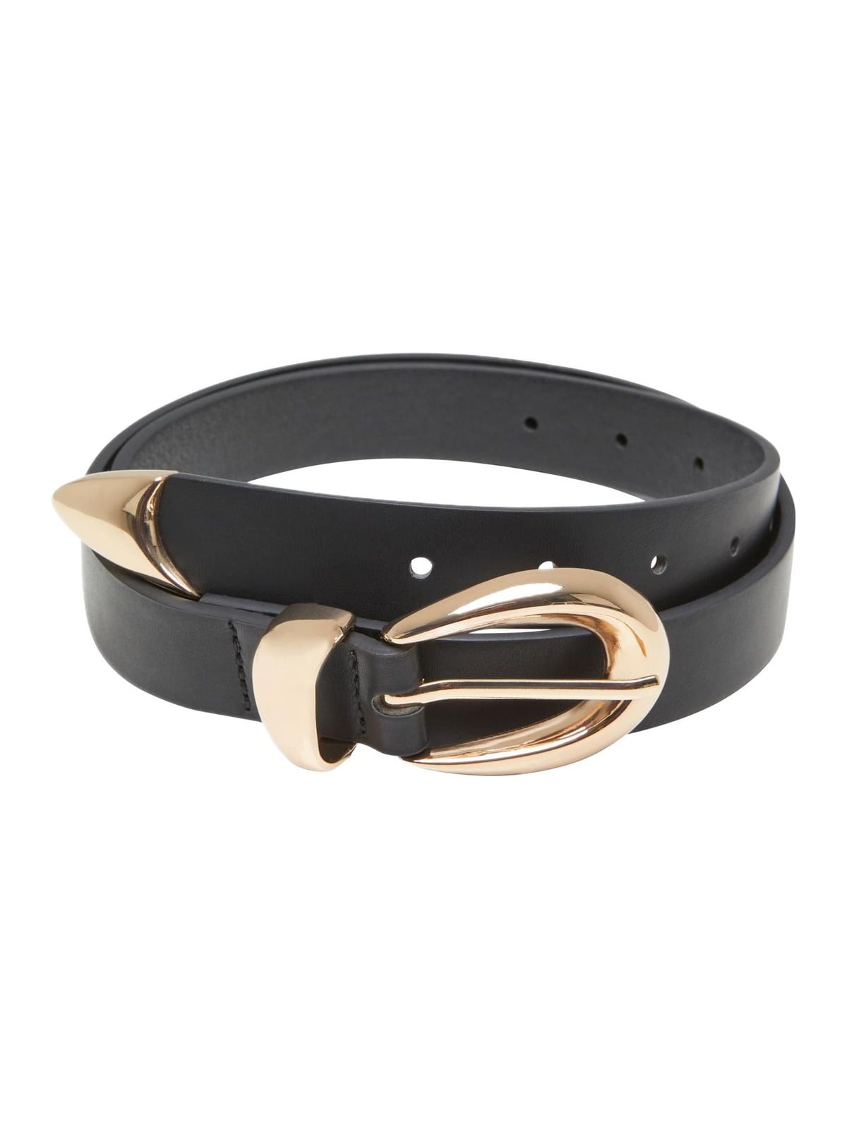 Ζώνη Chunky Buckle Loop TB7211-01217 Urban Classics Black/Gold