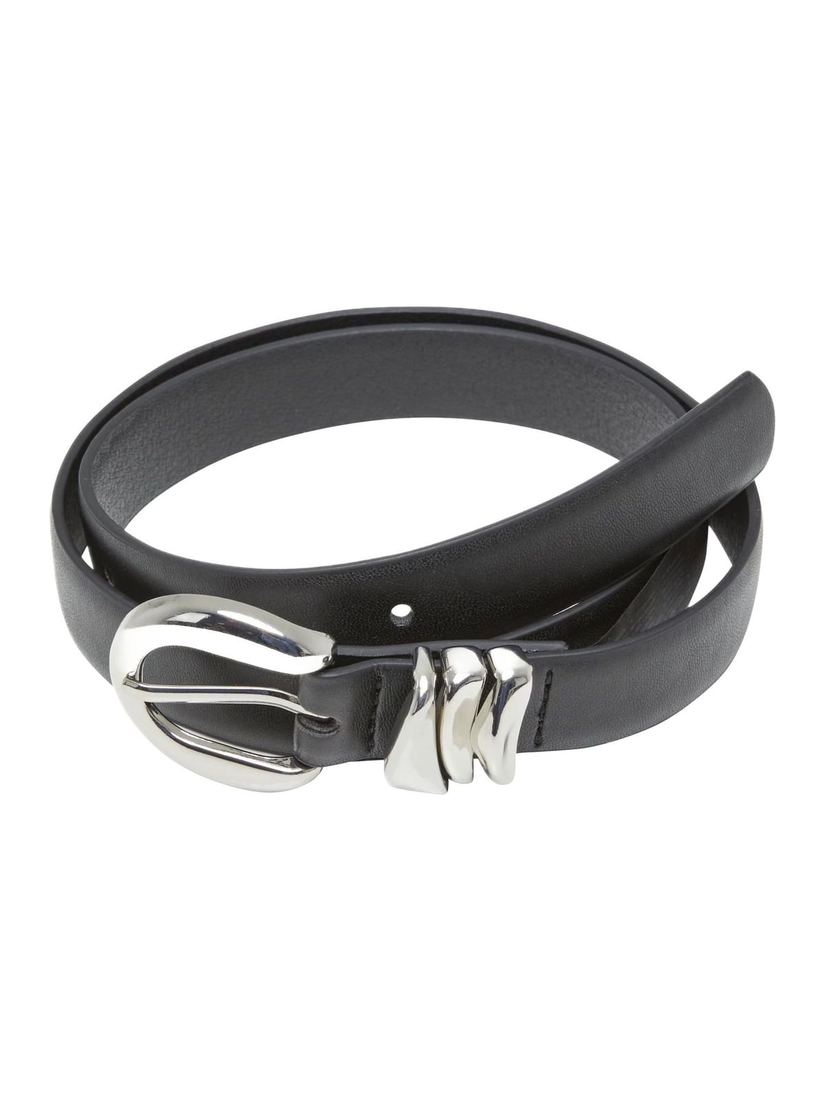 Ζώνη Chunky Multiple Loop TB7213-02499 Urban Classics Black Black/Silver