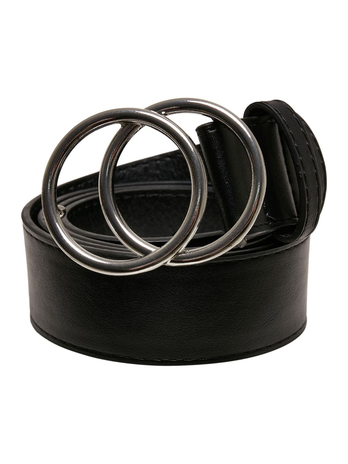Ζώνη Ring Buckle TB2949-02499 Urban Classics Black/Silver