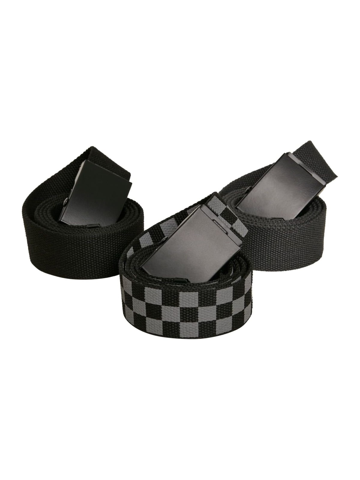 Belts Trio Urban Classics TB2774-02489 gry blk/blk+blk/blk+cha/blk