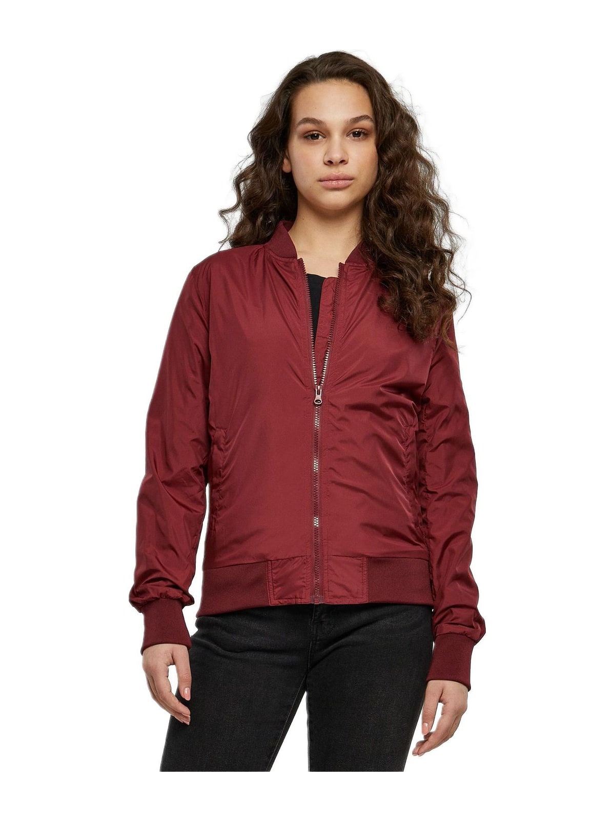 Γυναικείο Μπουφάν Light Bomber TB1217 Urbana Classics Burgundy