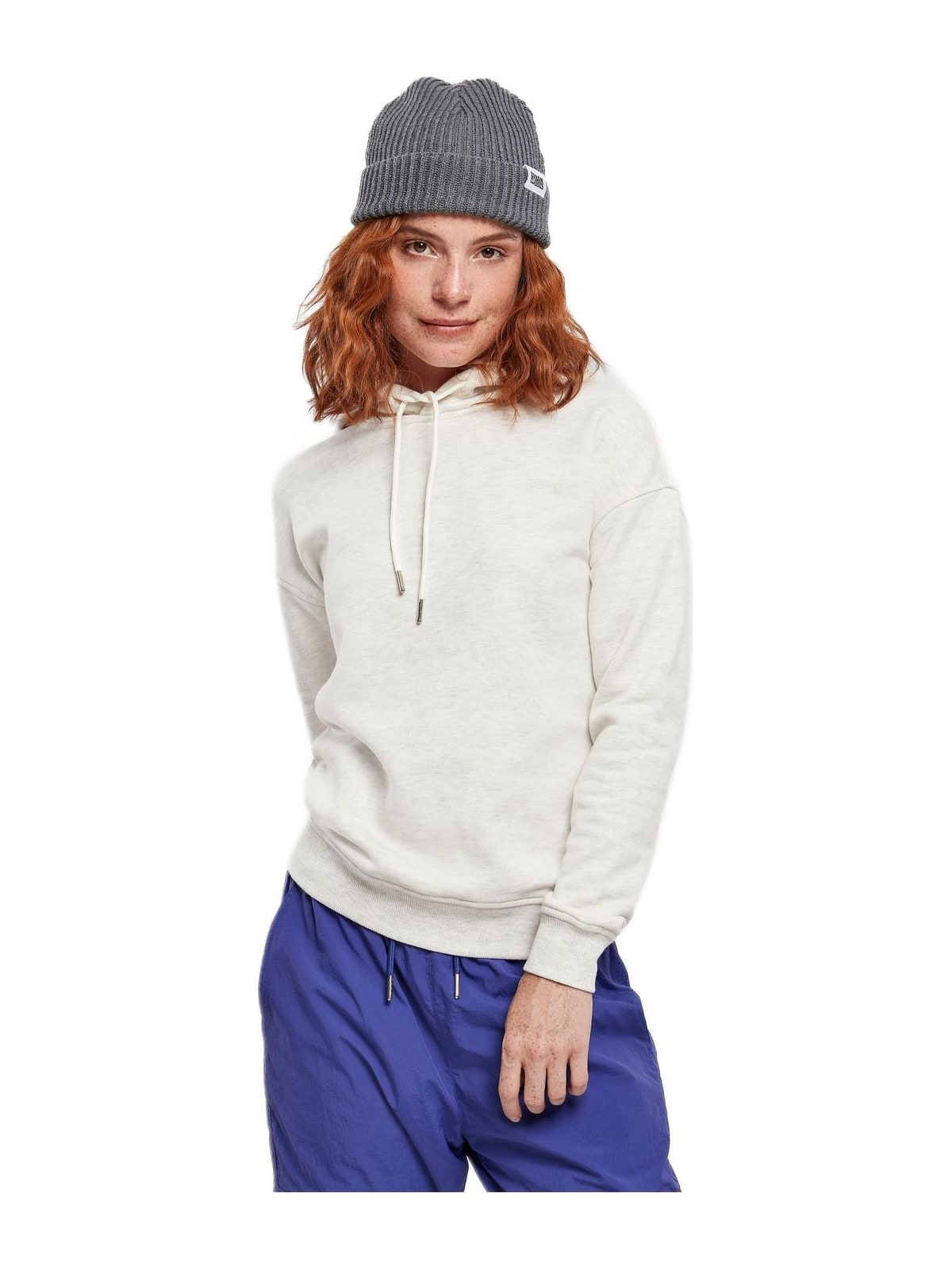 Ladies Hoody Urban Classics TB1524-00143 lightgrey