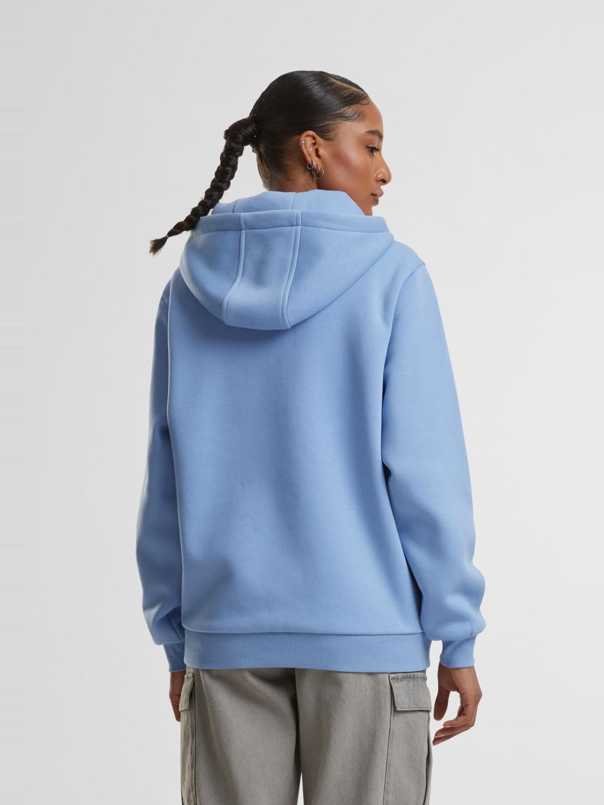 Γυναικείο Φούτερ με Κουκούλα Ladies Fluffy Hoody TB7105 Urban Classics Powderblue