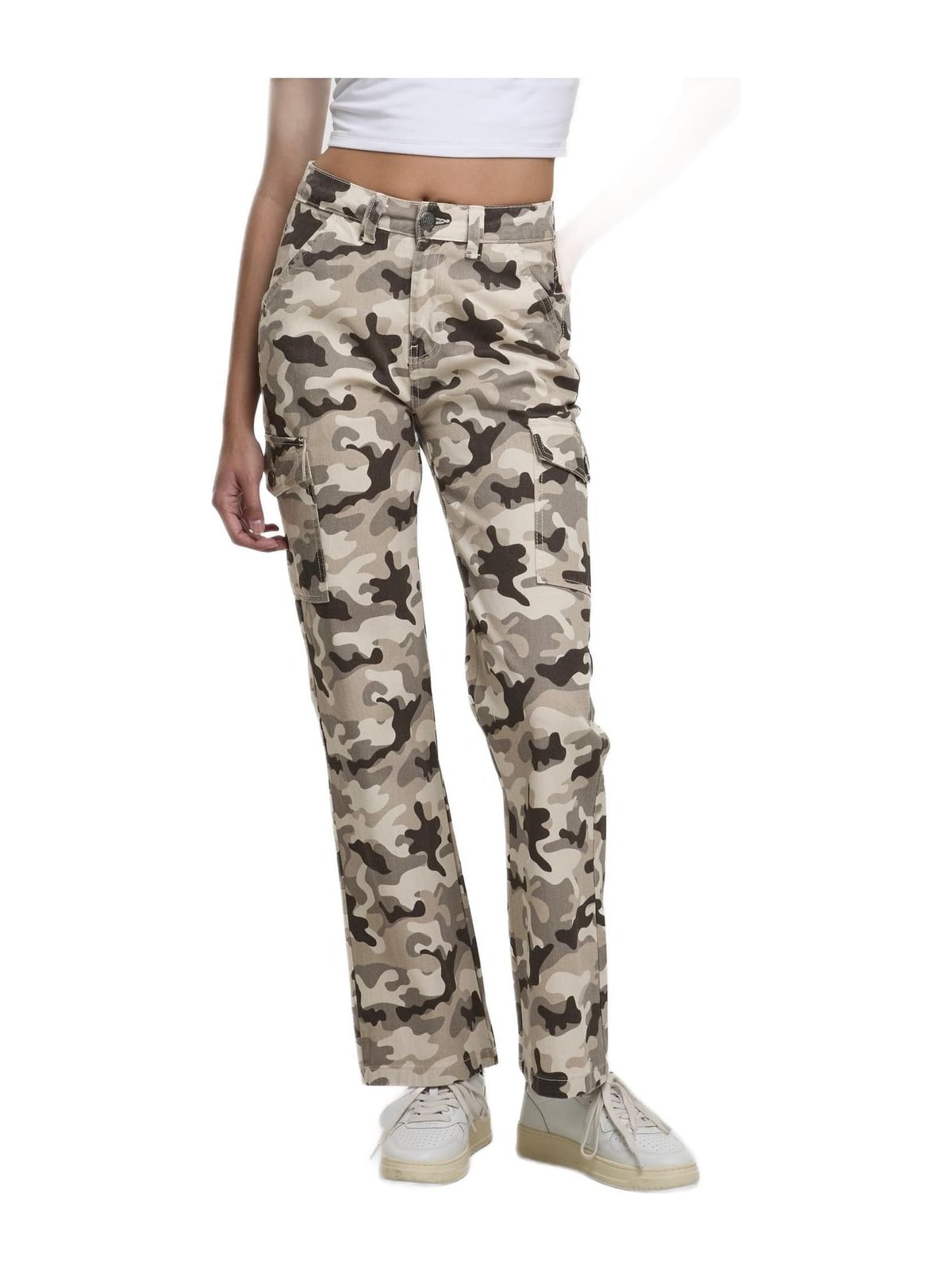 Παντελόνι Jeans Straight Fit DFLJS197-00785 DEF Beige Camo
